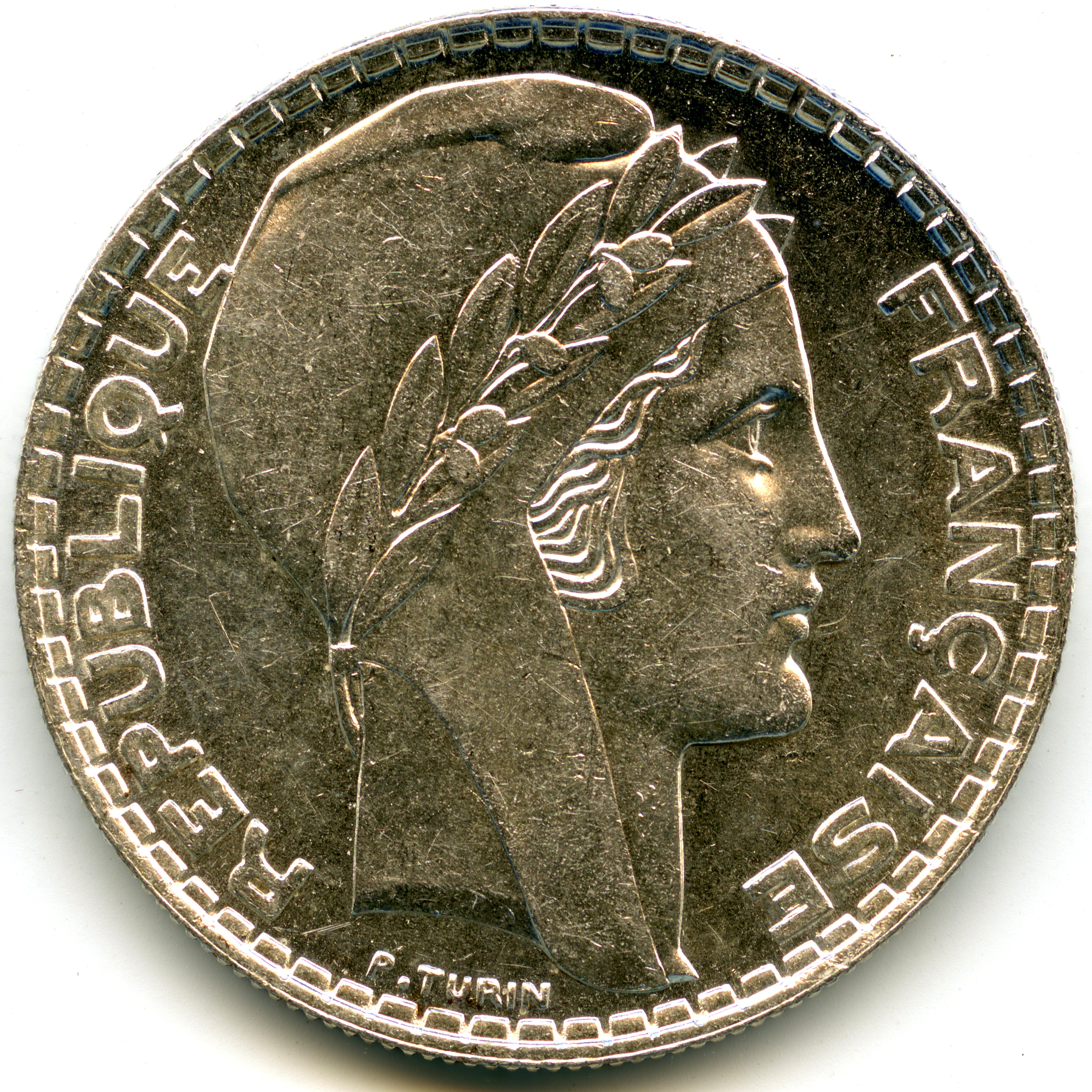 20 Francs Turin avers