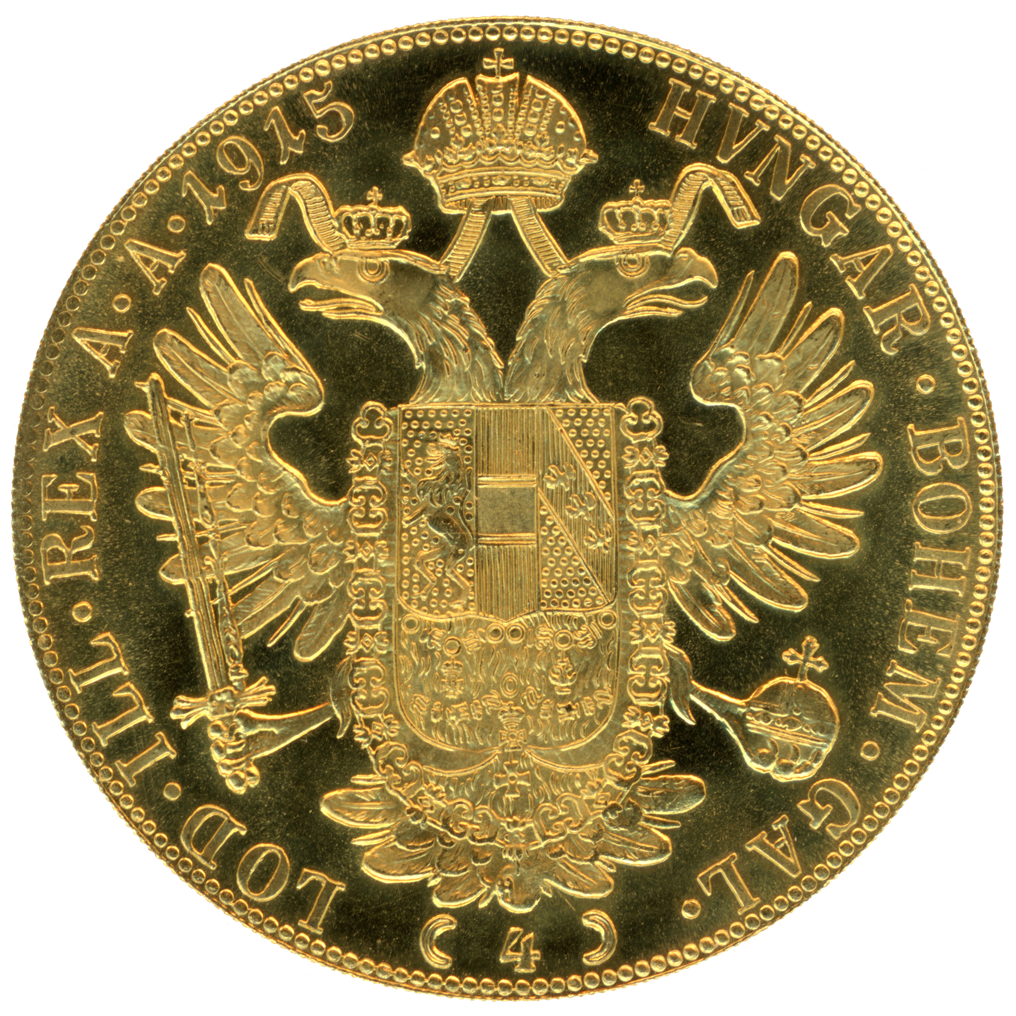 Autriche - 4 Ducats - 1915 revers