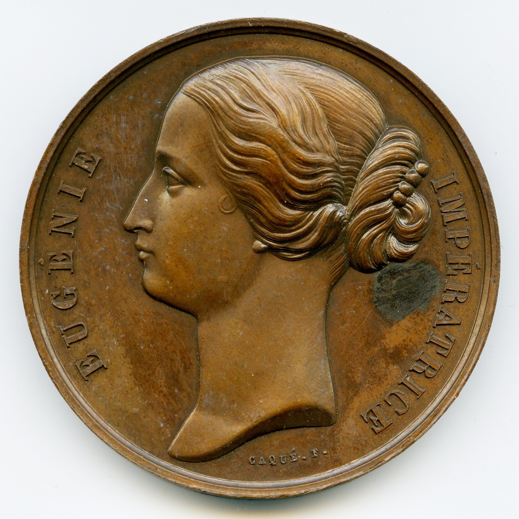 Napoléon III - Médaille de Mariage - 1853 revers