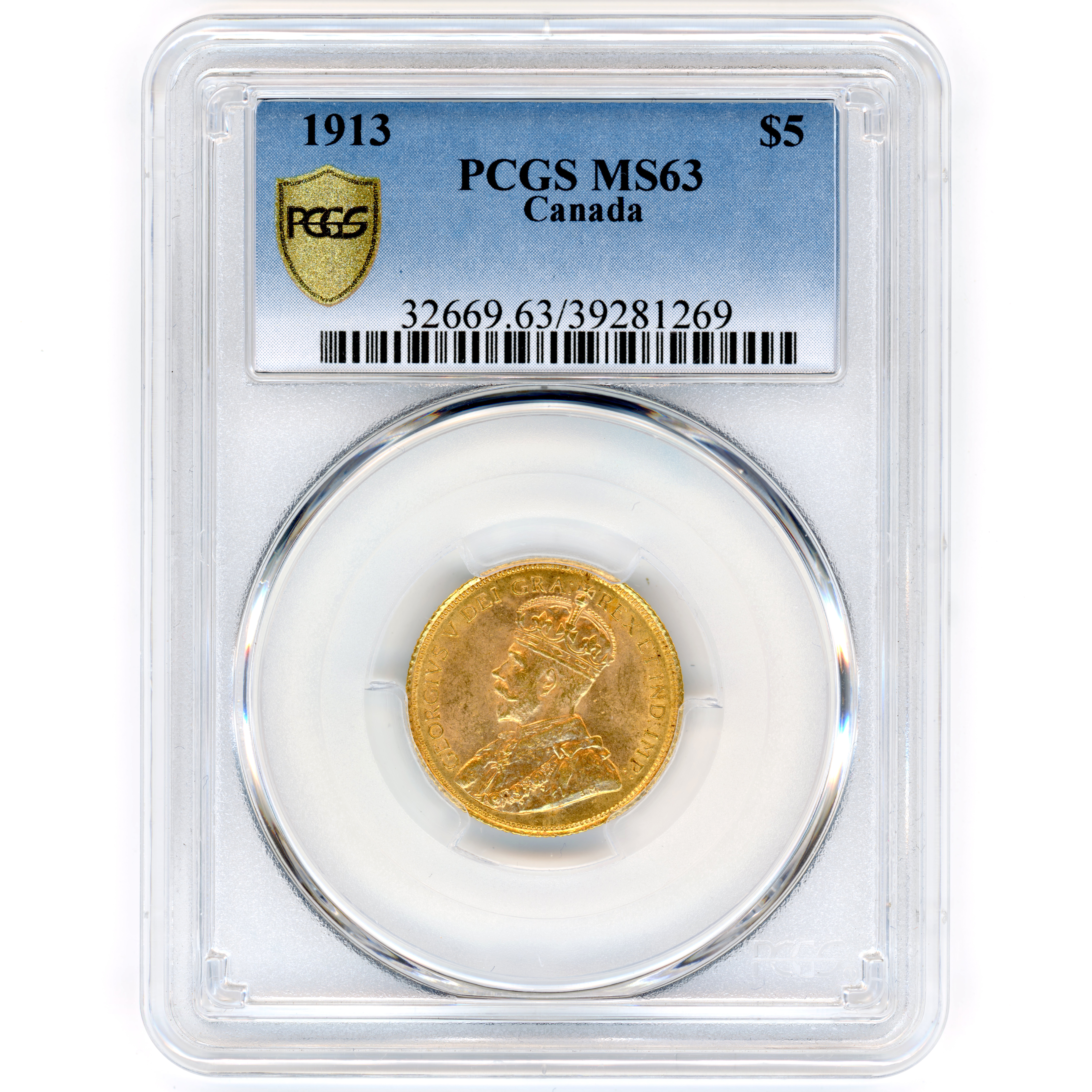 Canada - 5 Dollars - 1913 avers