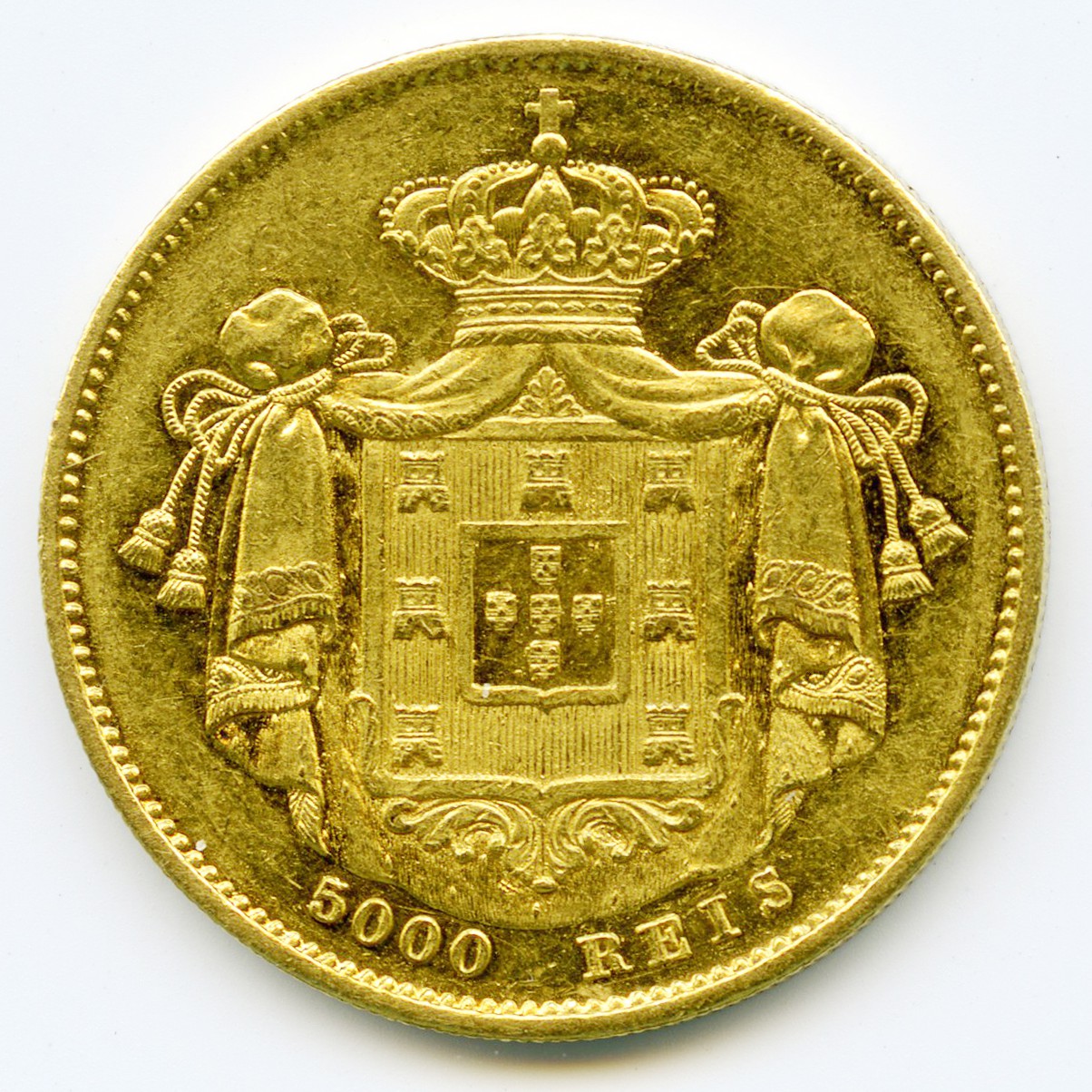 Portugal - 5 000 Reis - 1860 revers