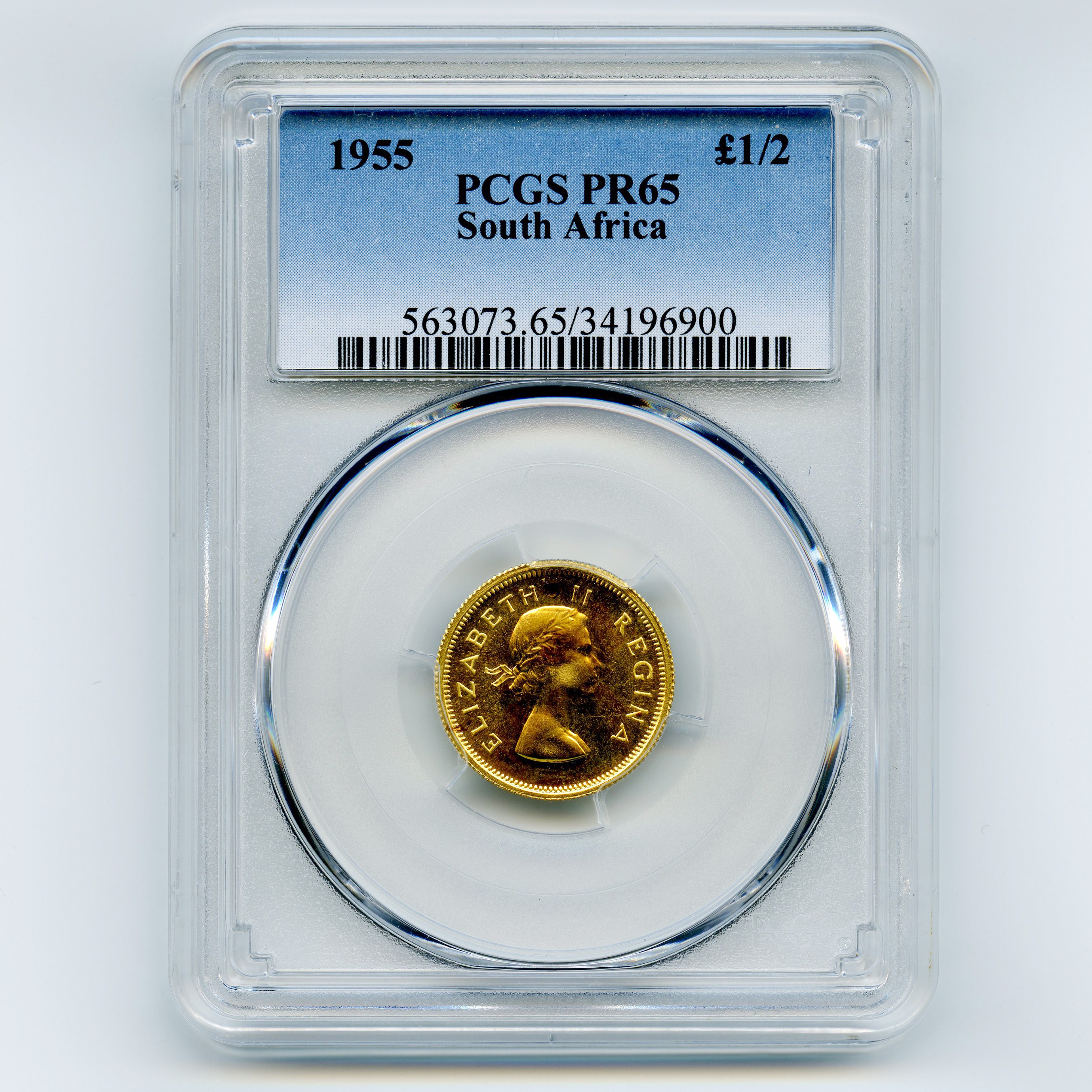 Afrique Du Sud - 1/2 Souverain - 1955 avers