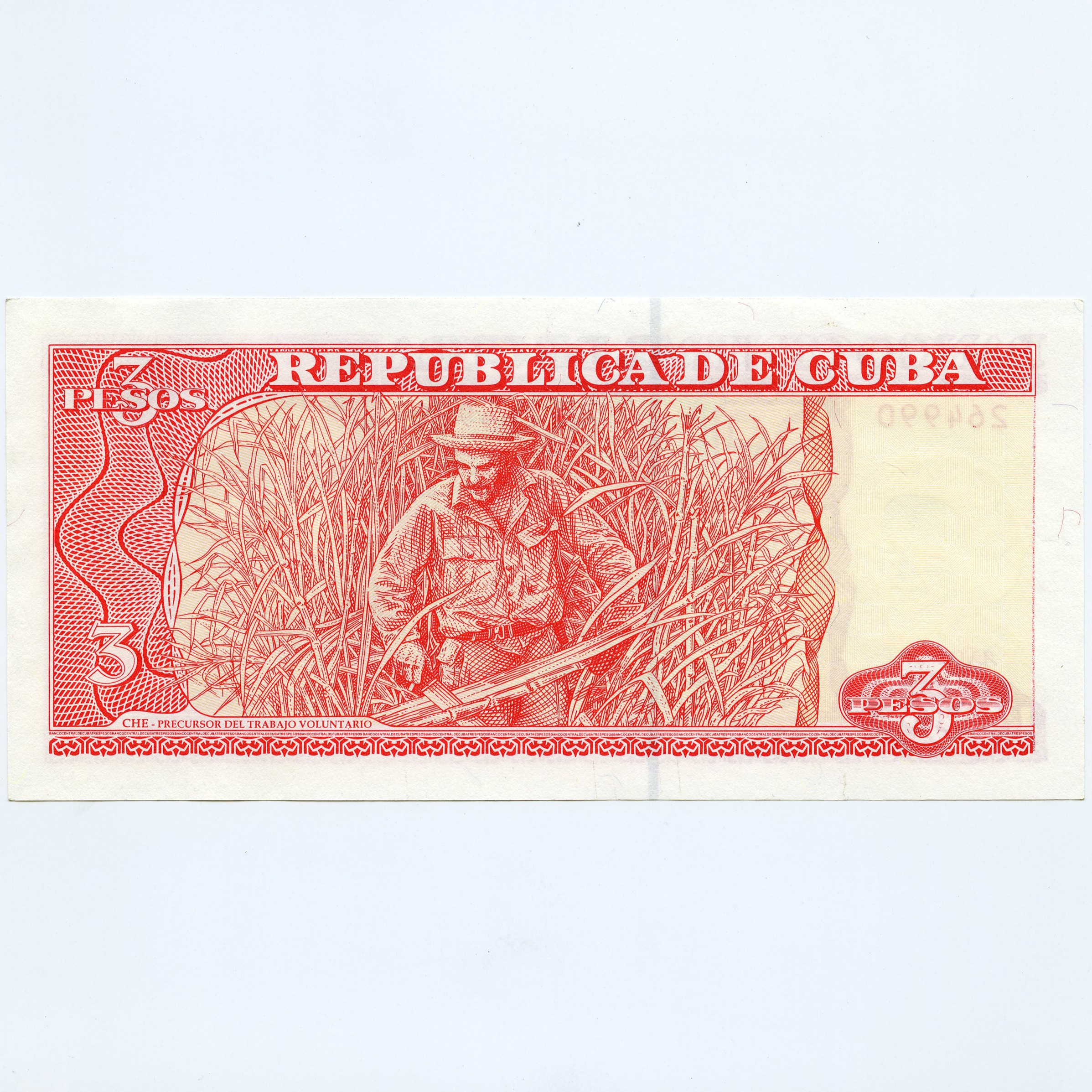 Cuba - 3 Pesos - FA10 264990 revers