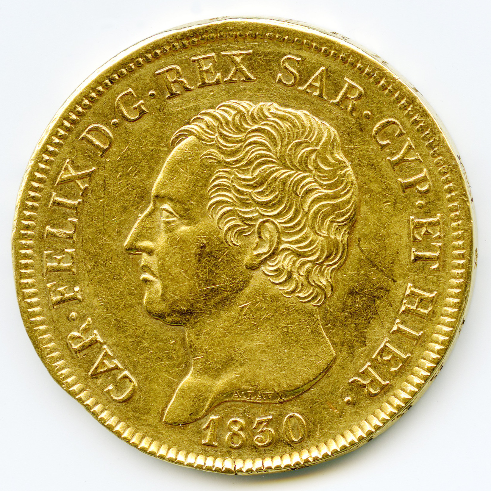 Italie - 80 Lire - 1830 - Ancre avers