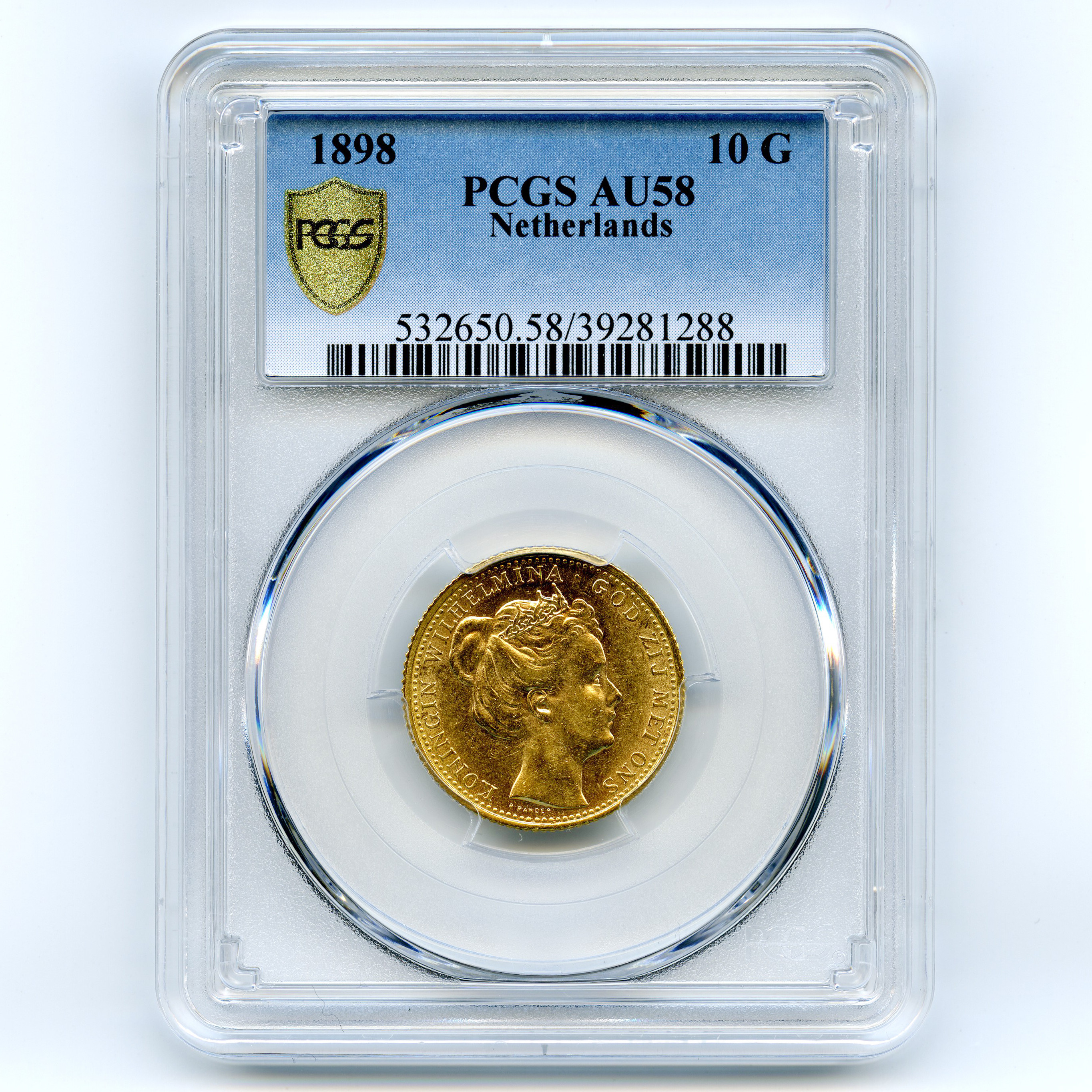 Pays-Bas - 10 Gulden - 1898 avers