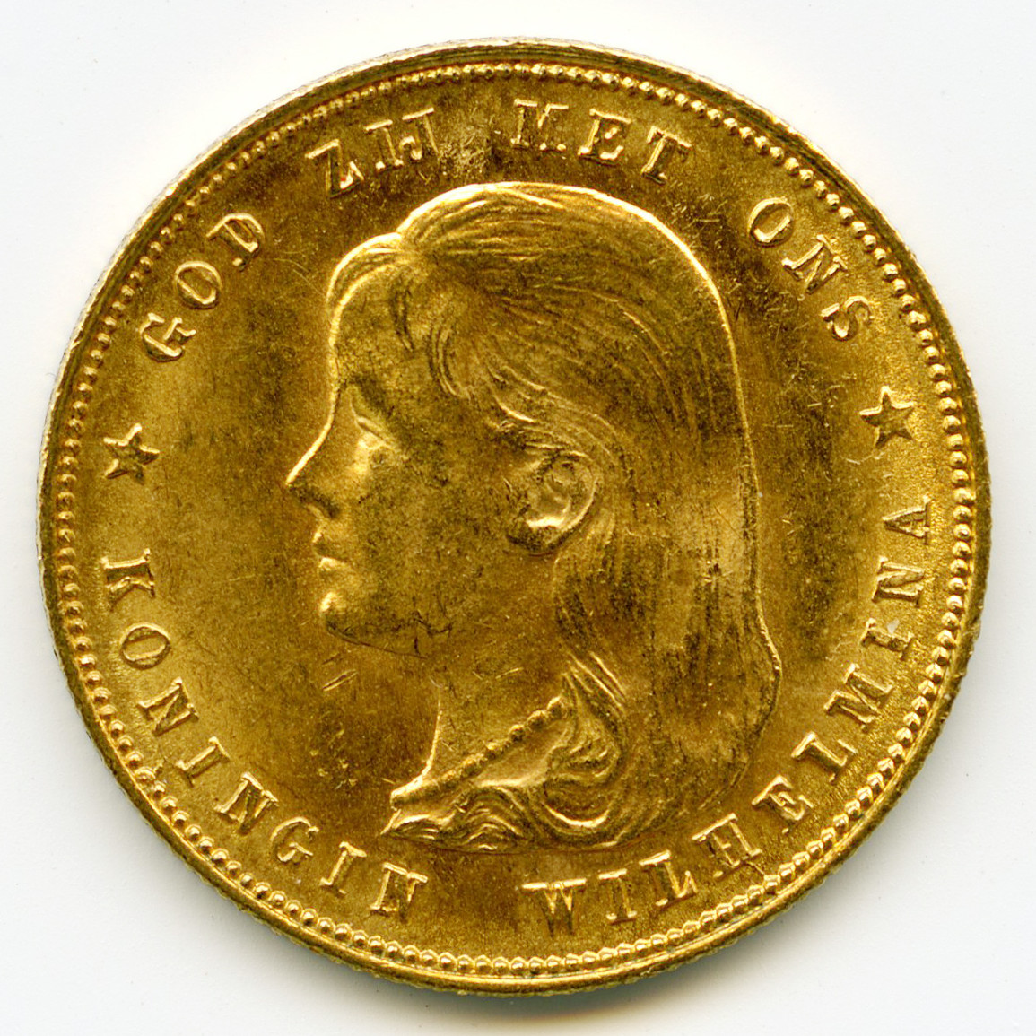 Pays-Bas - 10 Gulden - 1897 avers