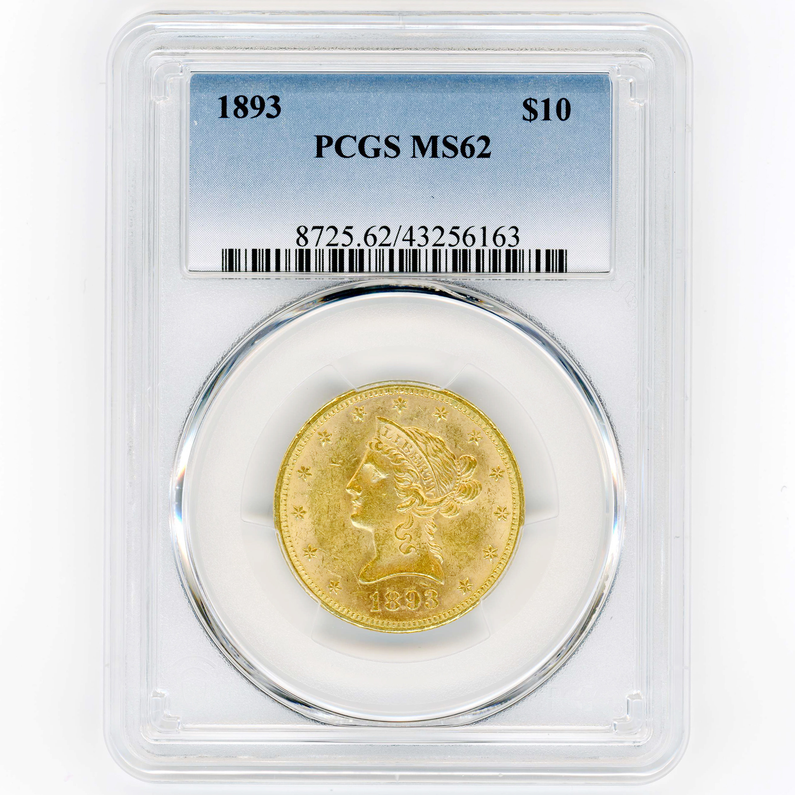 USA - 10 Dollars - 1893 avers