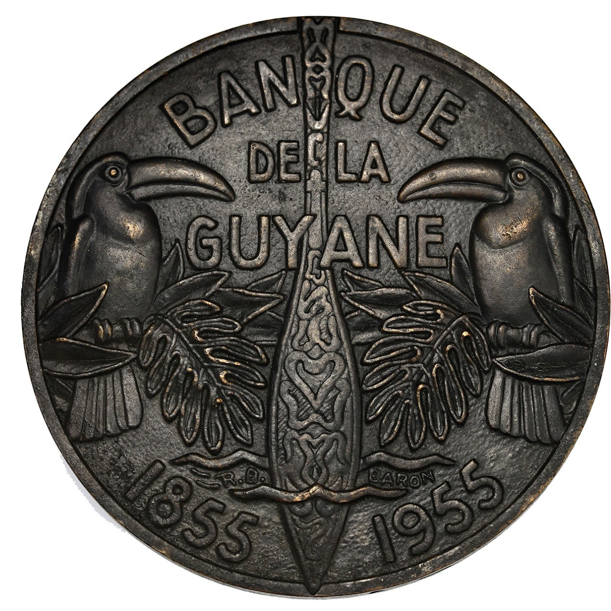 Guyane - Banque - Bronze - 1955 avers