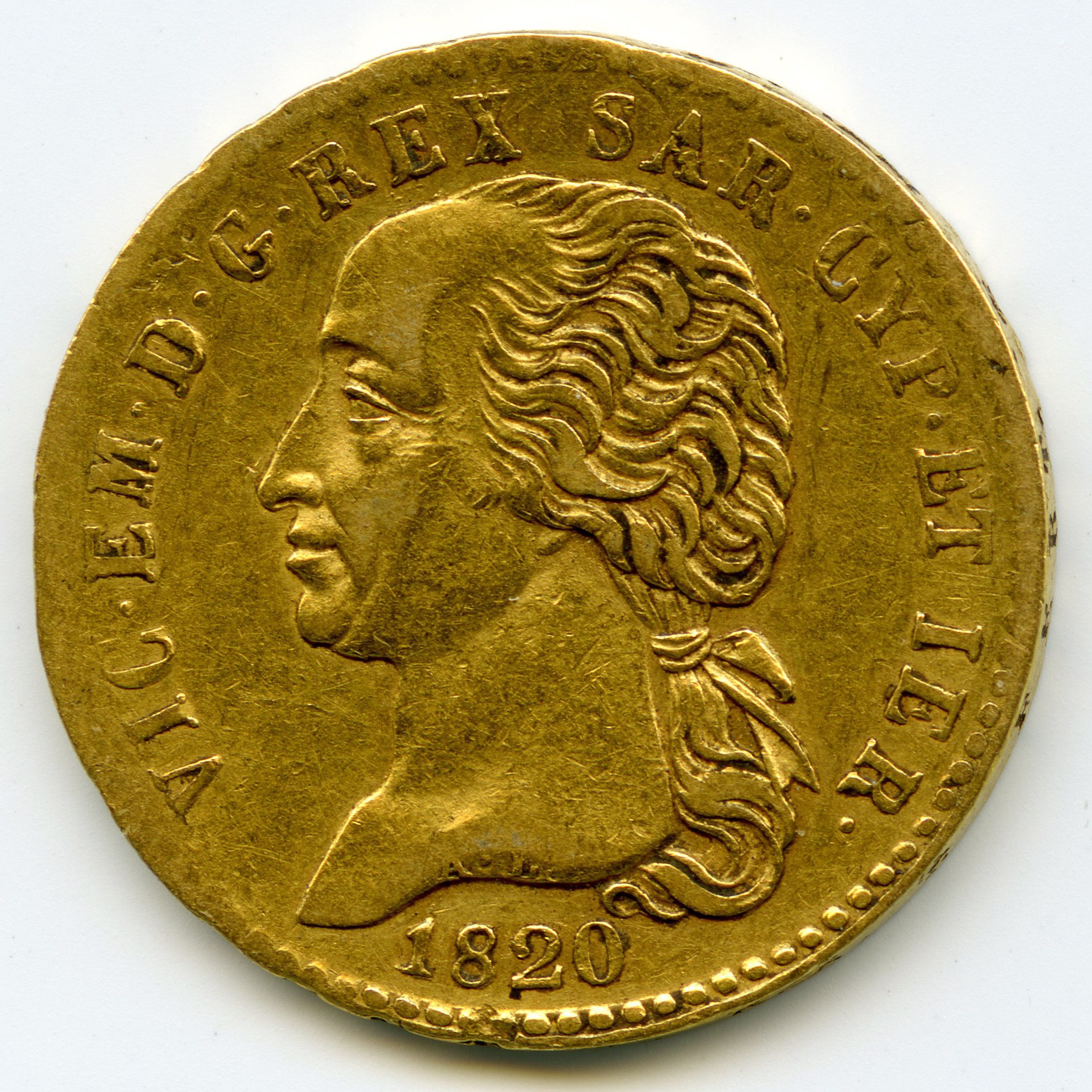 Italie - 20 Lire - 1820 avers