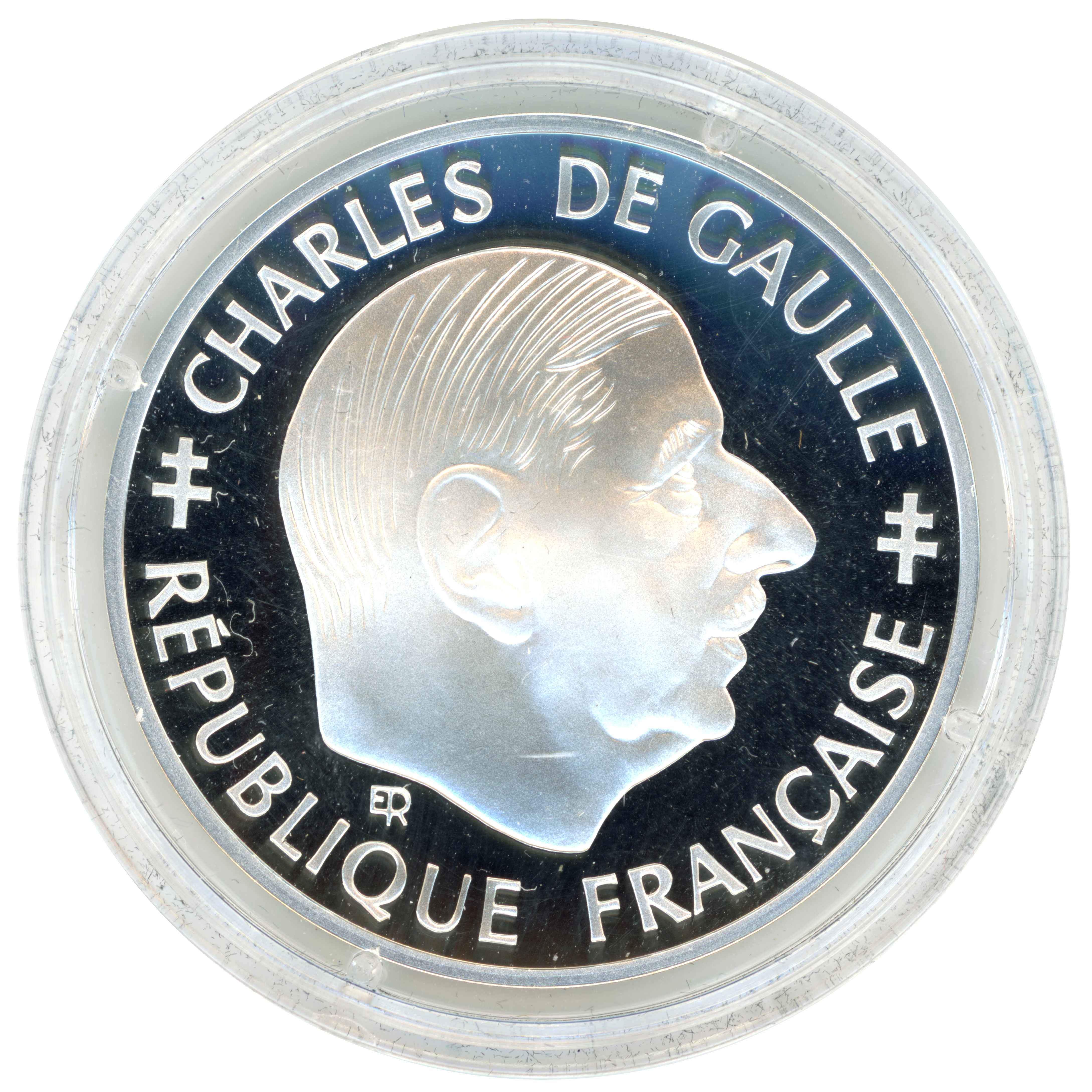 MDP - Charles De Gaulle - 1 Franc - 1988 avers