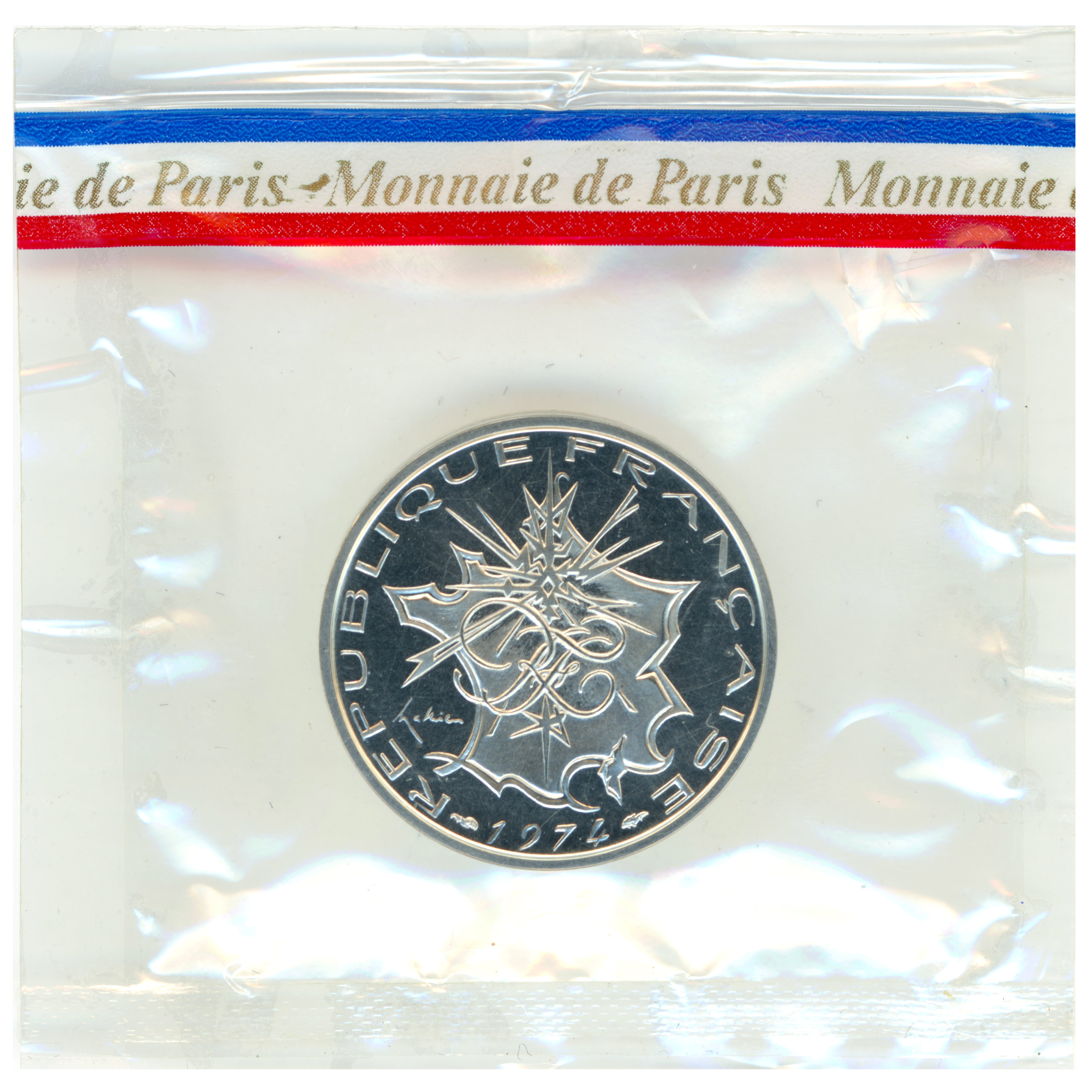 10 Francs Mathieu - Piéfort argent - 1974 avers