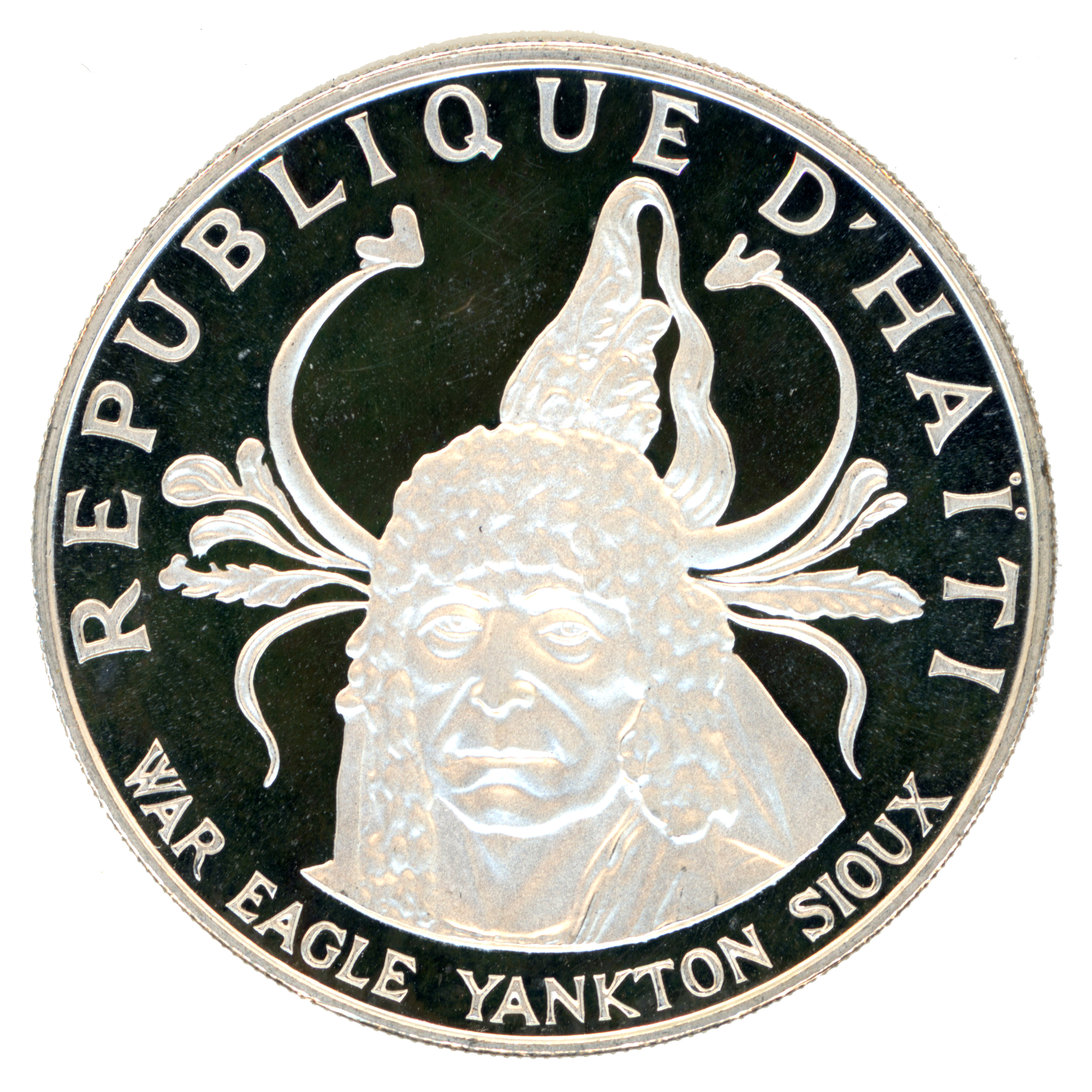 Haïti - 10 Gourdes - Yankton Sioux - 1971 avers