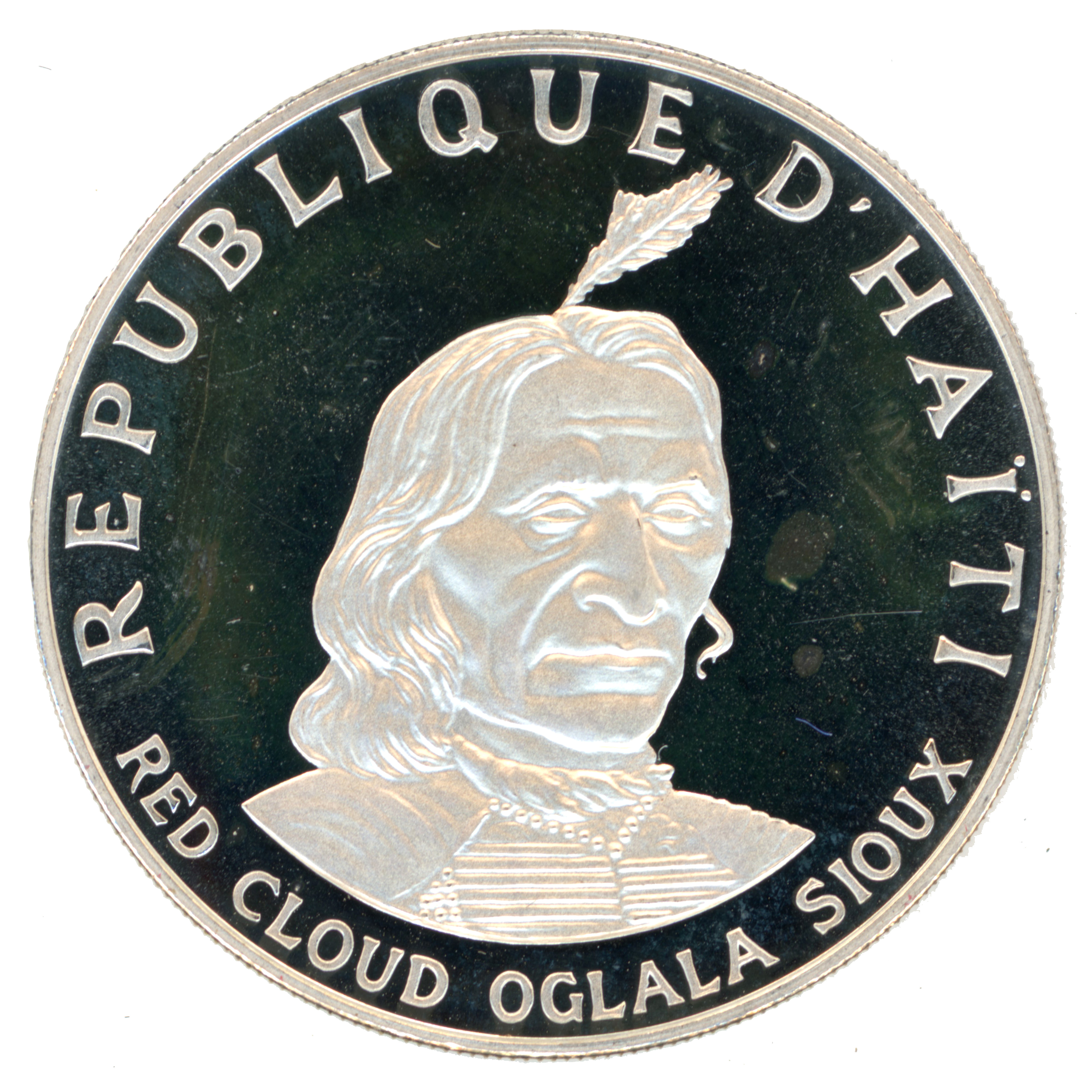 Haïti - 10 Gourdes - Oglala Sioux - 1971 avers
