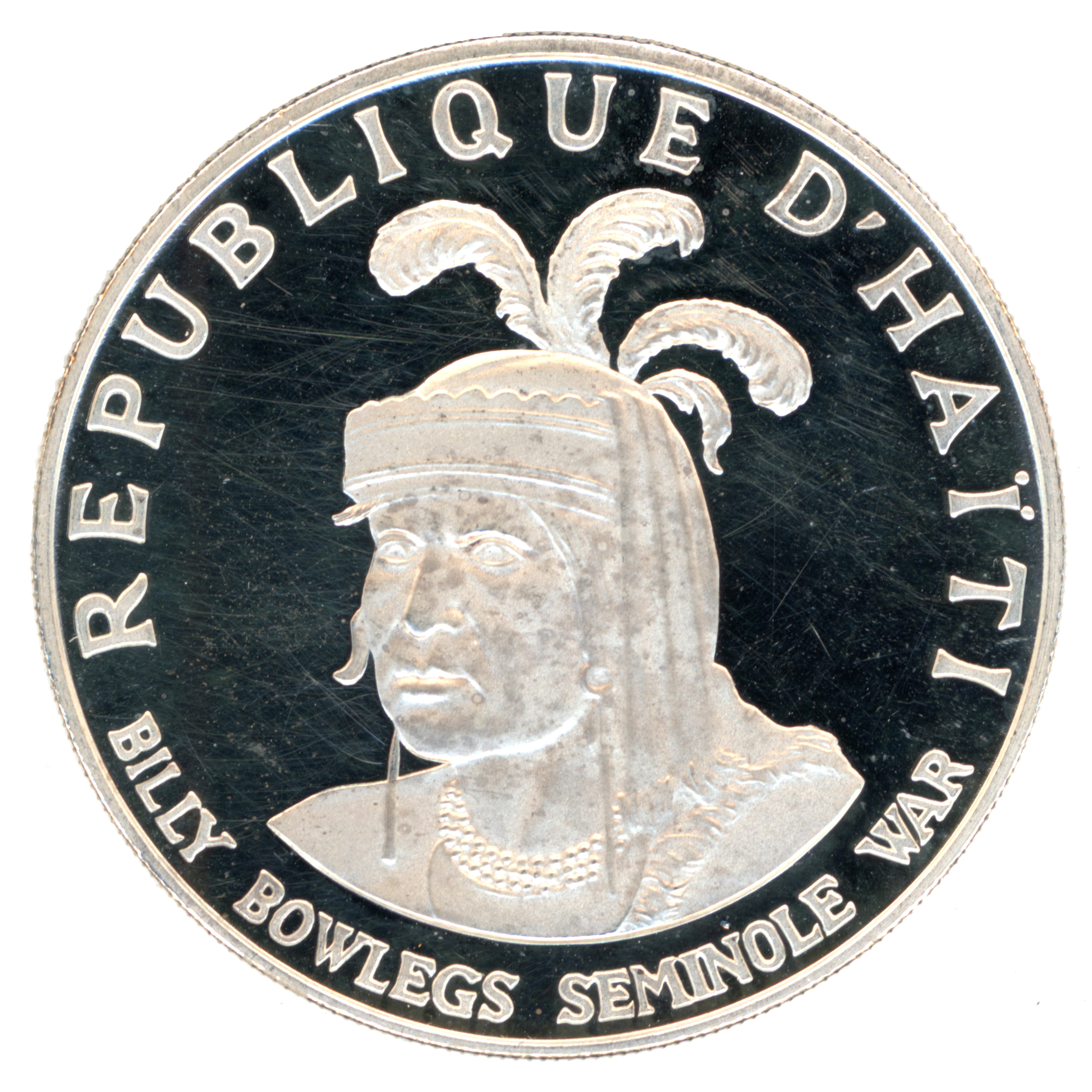 Haïti - 10 Gourdes - Guerre des Séminoles - 1971 avers