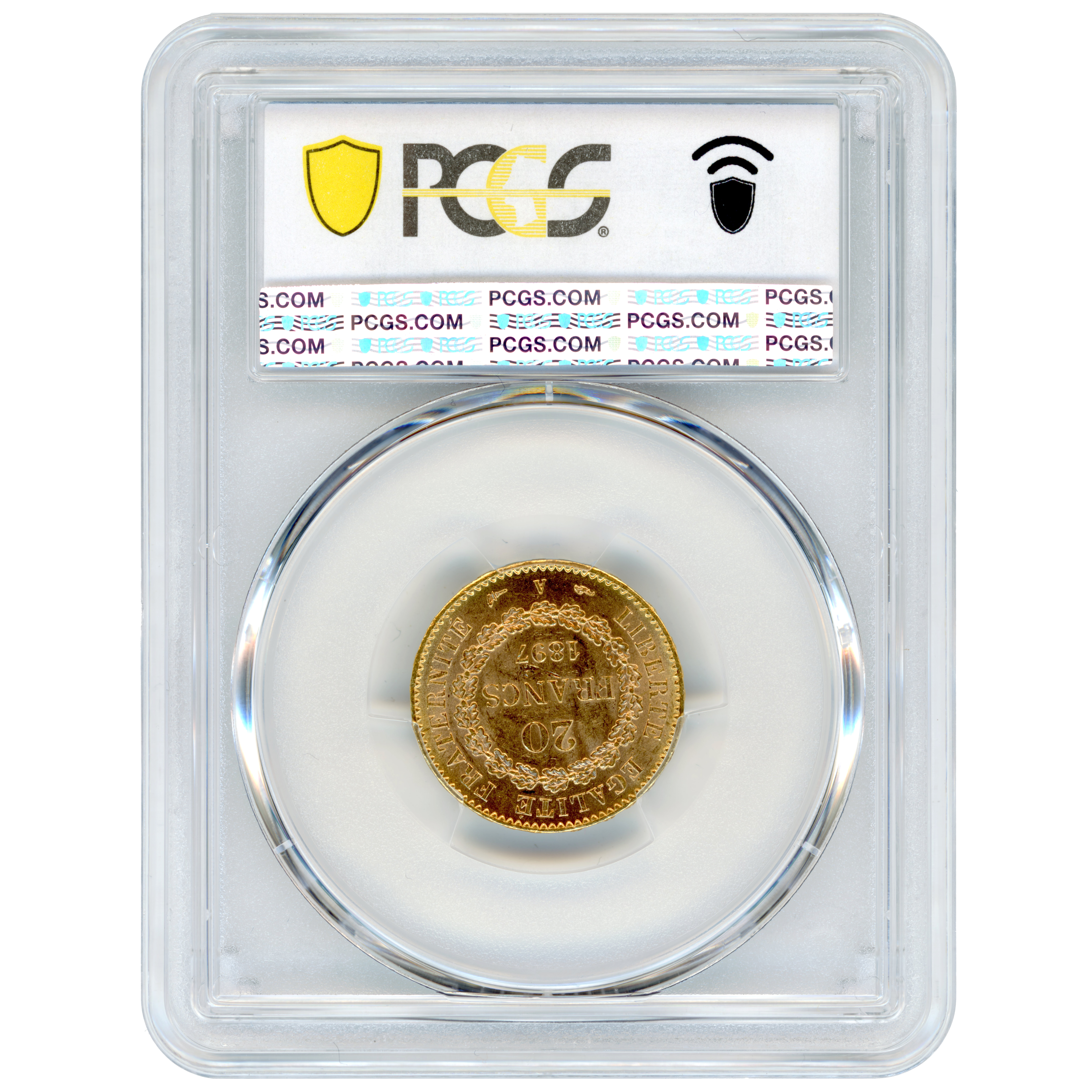 20 Francs - Génie - 1897 - Paris revers