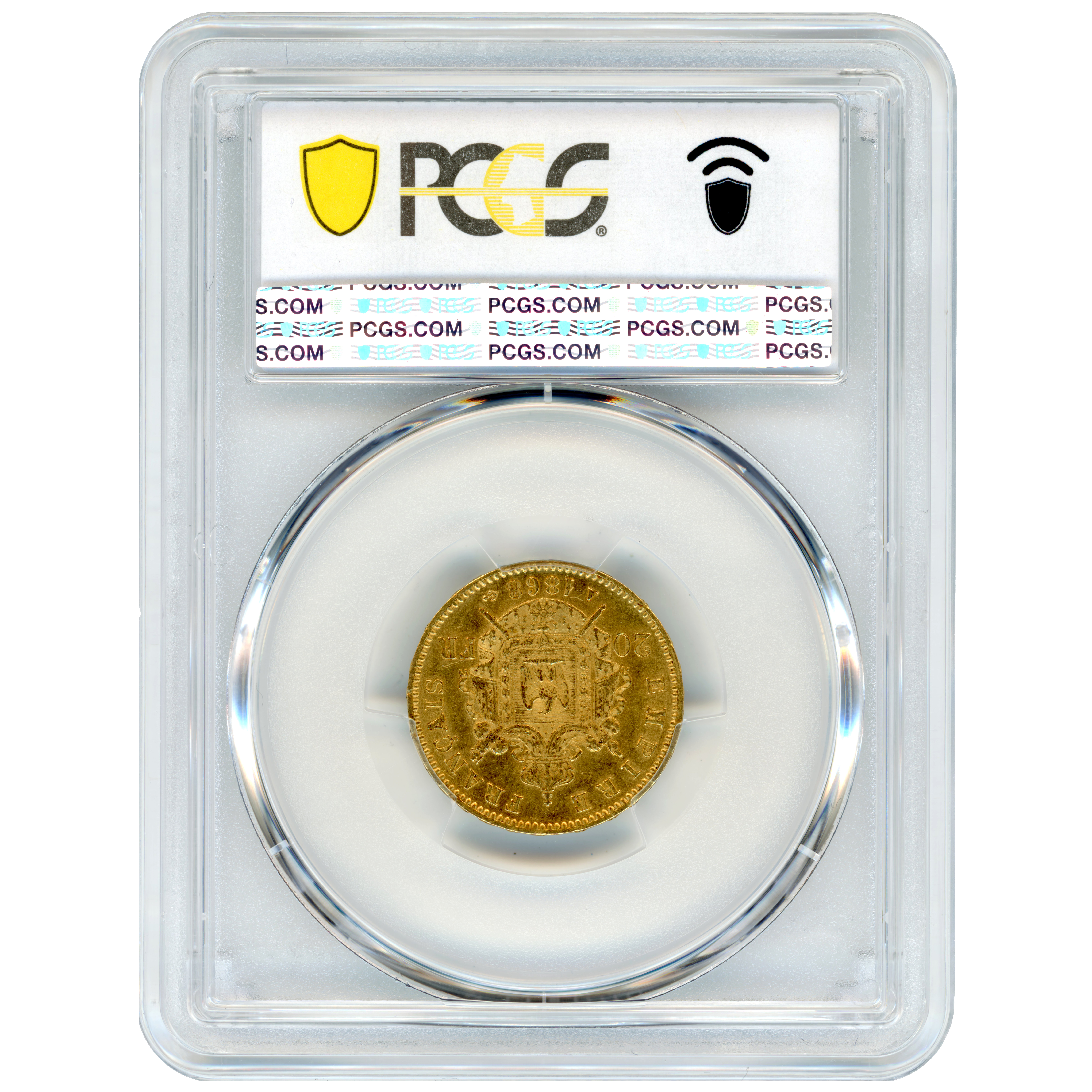 Napoléon III - 20 Francs - 1868 - Paris revers