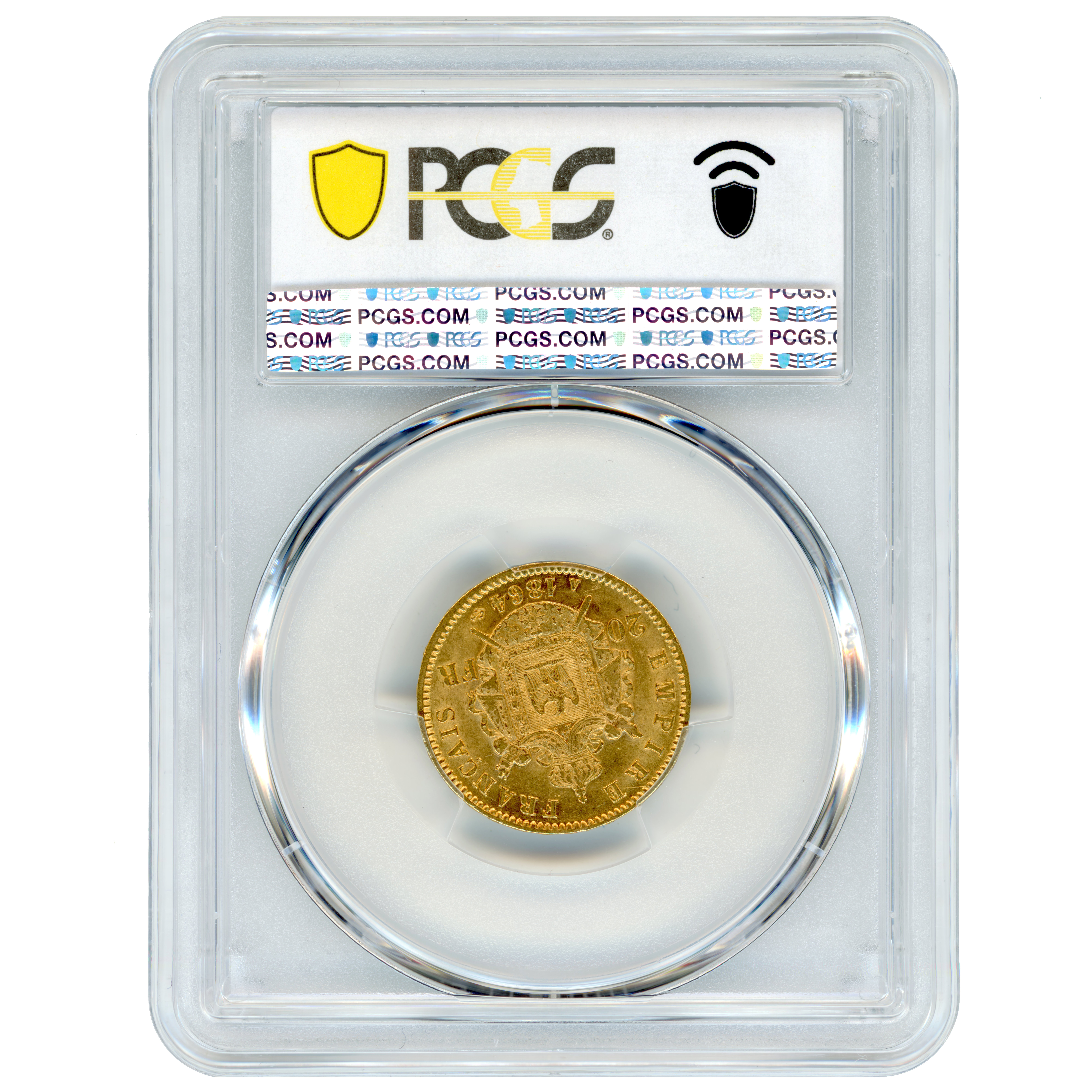 Napoléon III - 20 Francs - 1864 - Paris revers