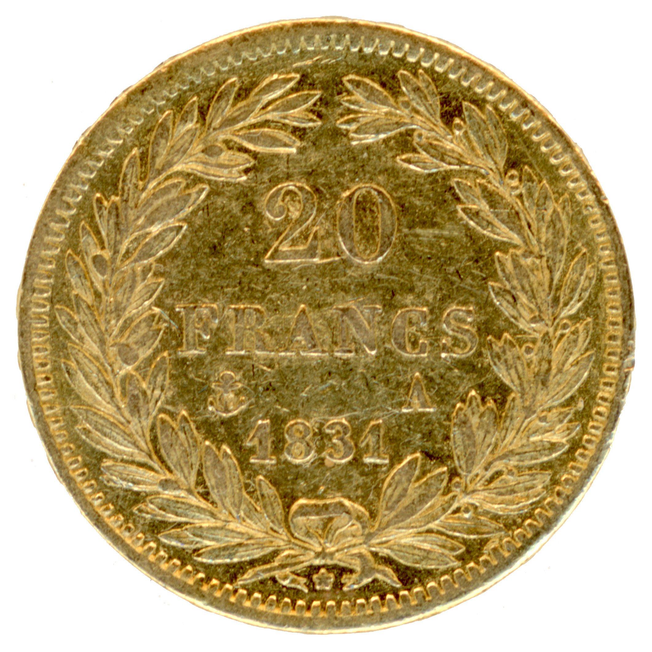 Louis-Philippe Ier - 20 Francs - 1831 Paris revers