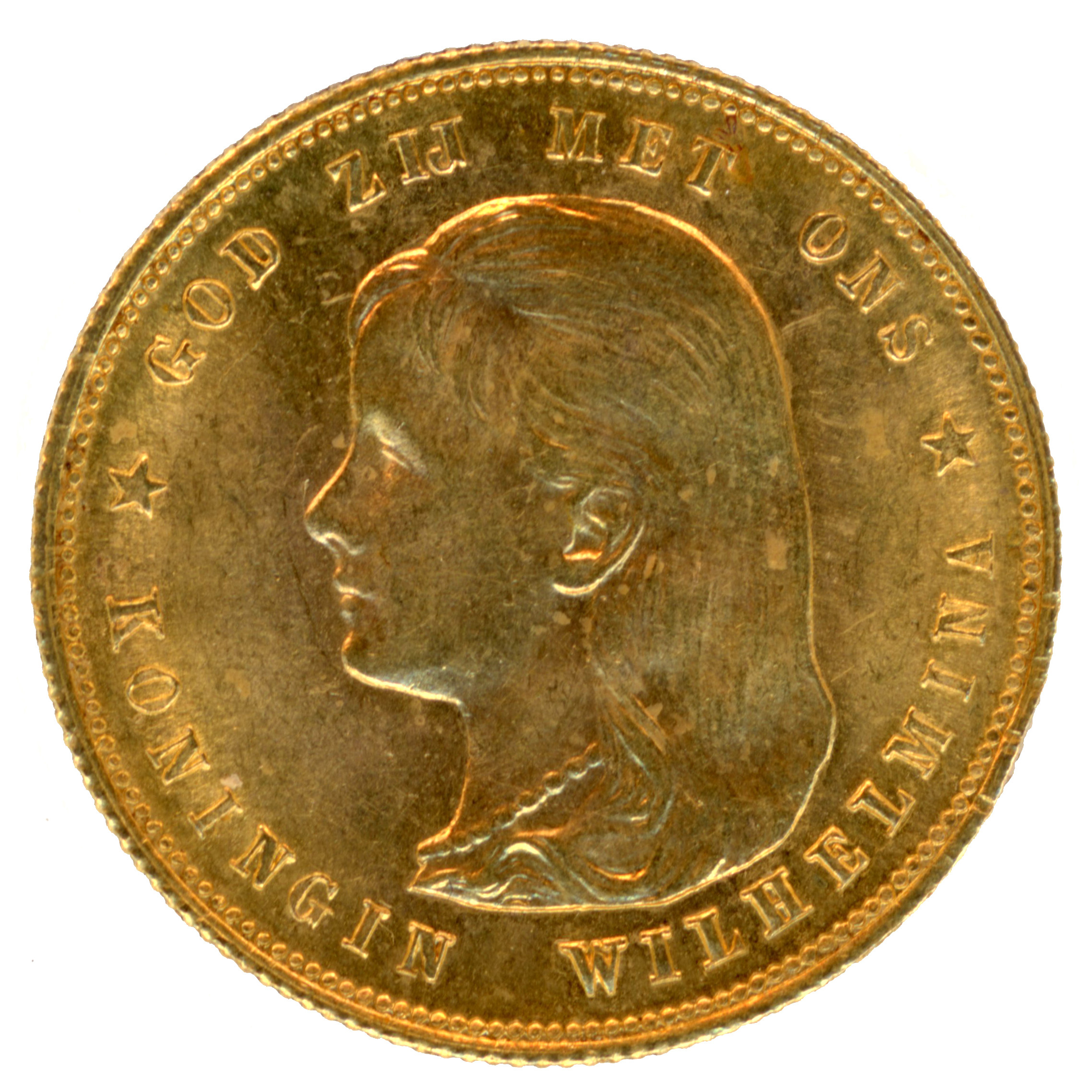 Pays-Bas - 10 Florins - 1897 - Utrecht avers