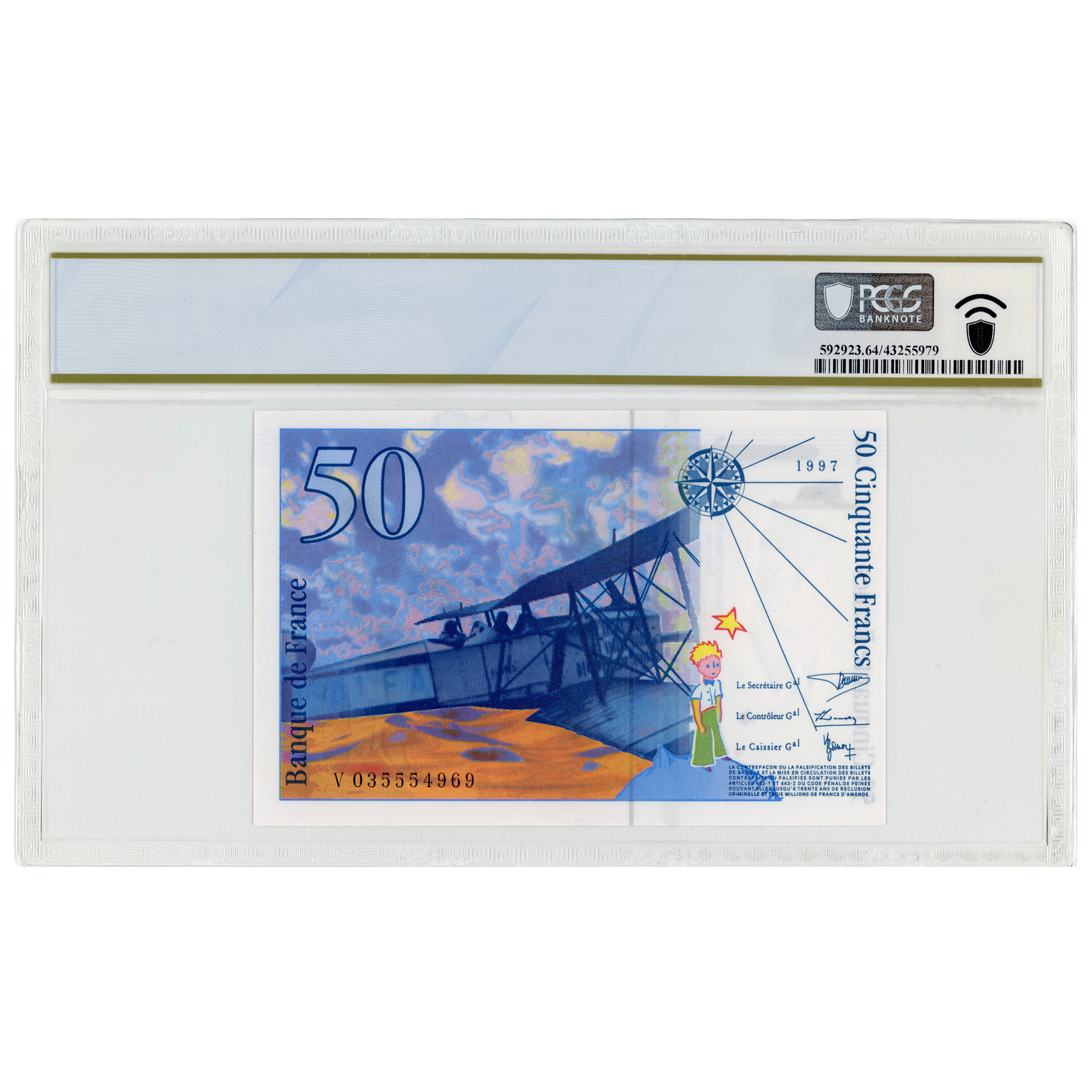 France - 50 Francs - 1997 revers