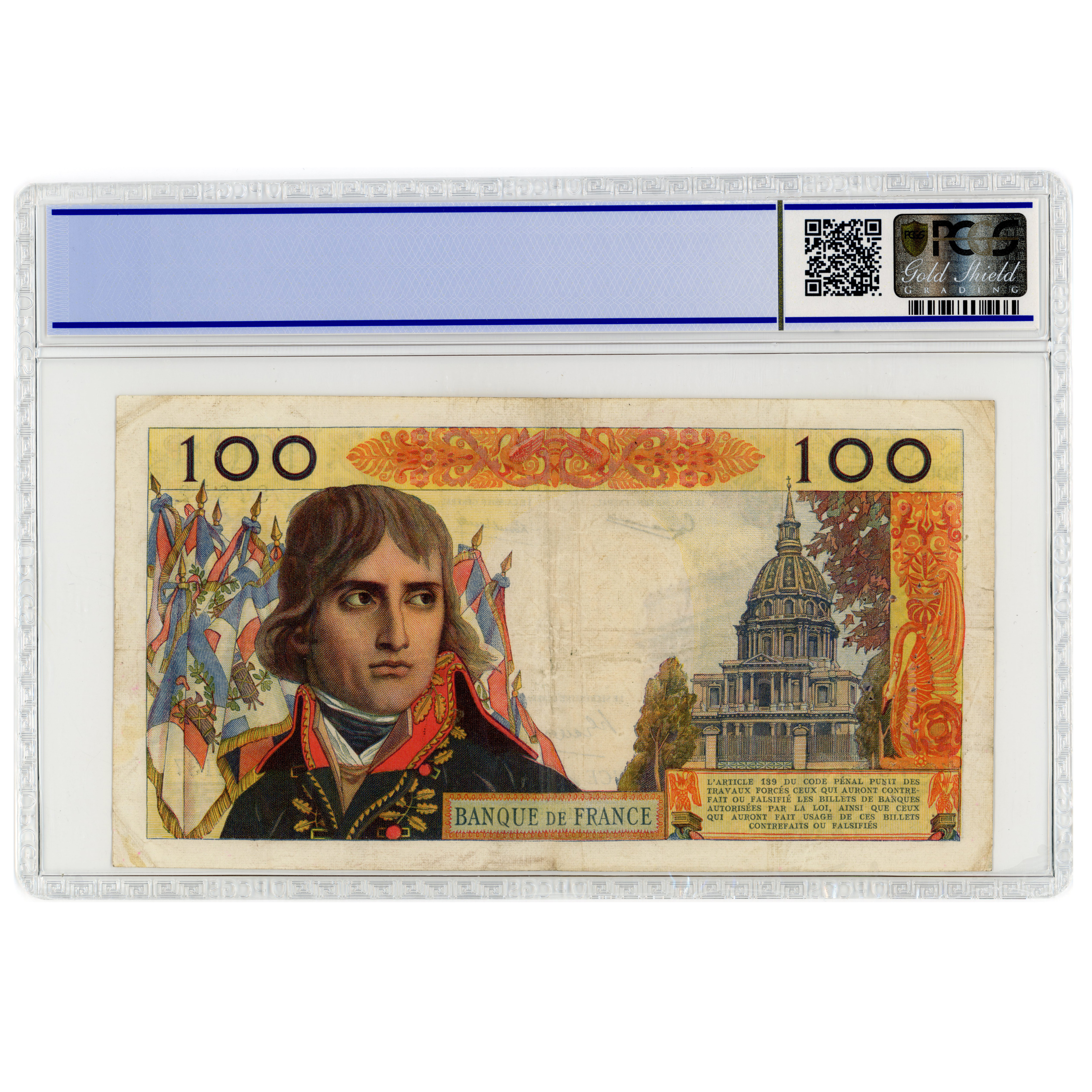 France - 100 NF - 1961 revers