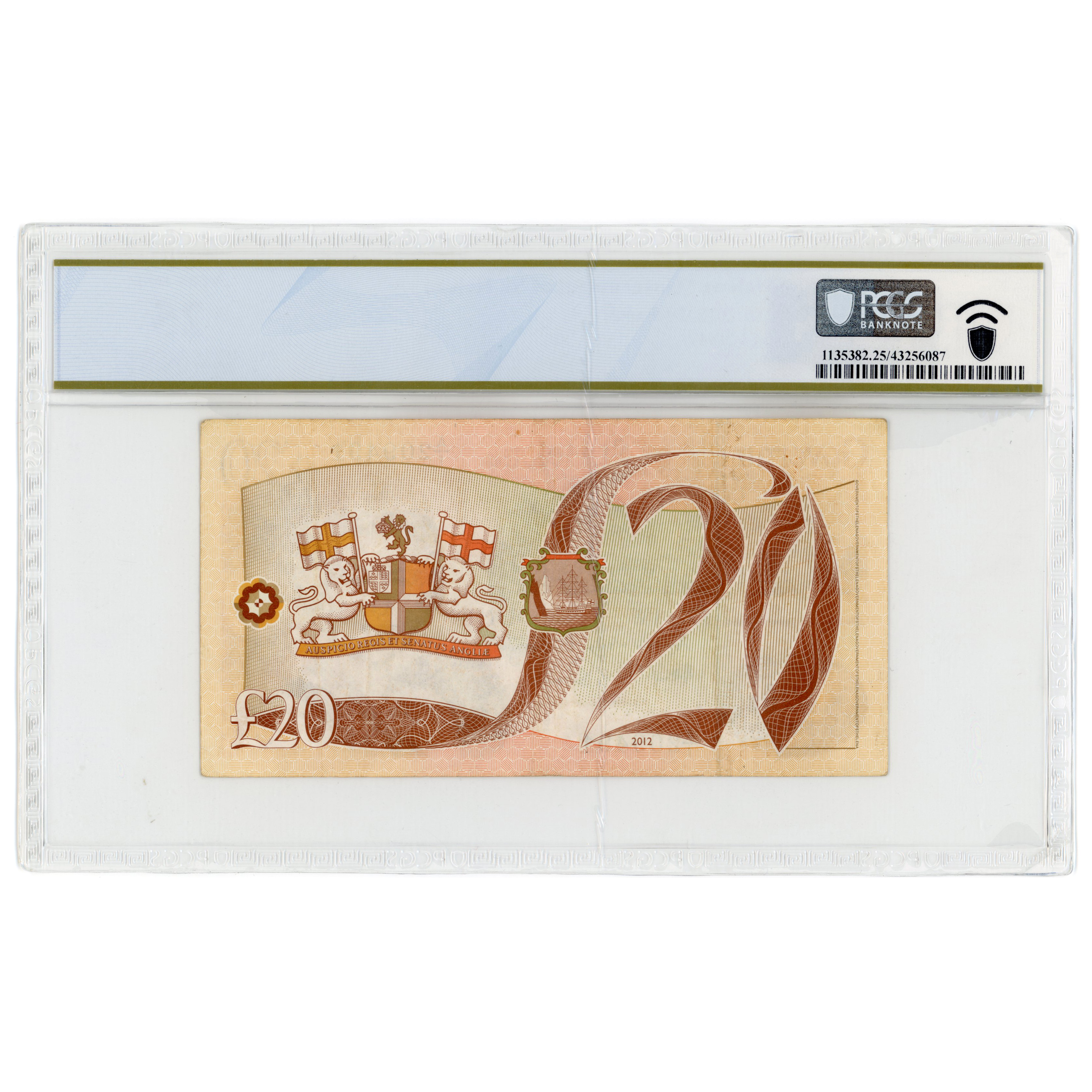 Sainte-Hélène - 20 Livres - 2012  revers