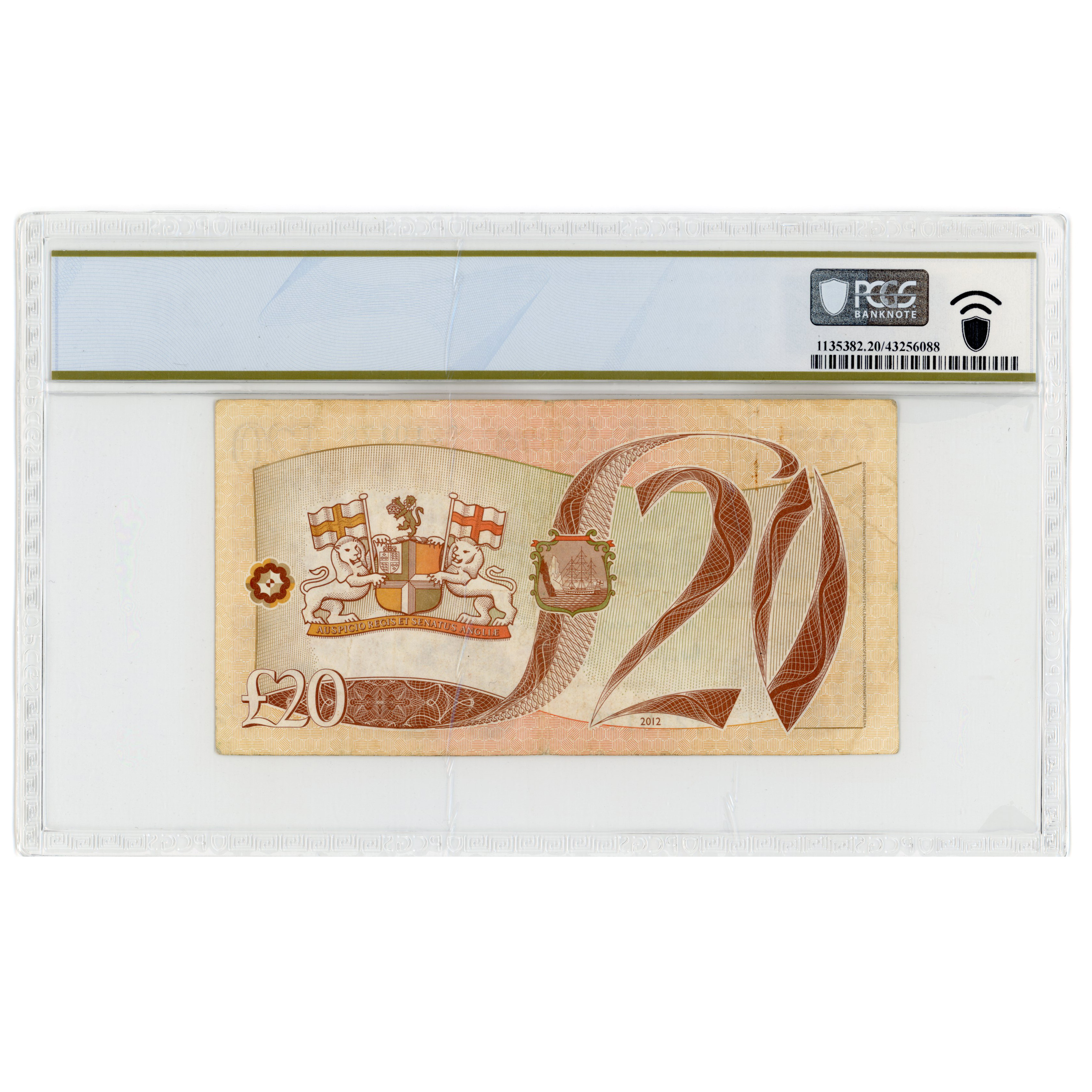 Sainte-Hélène - 20 Livres - 2012  revers