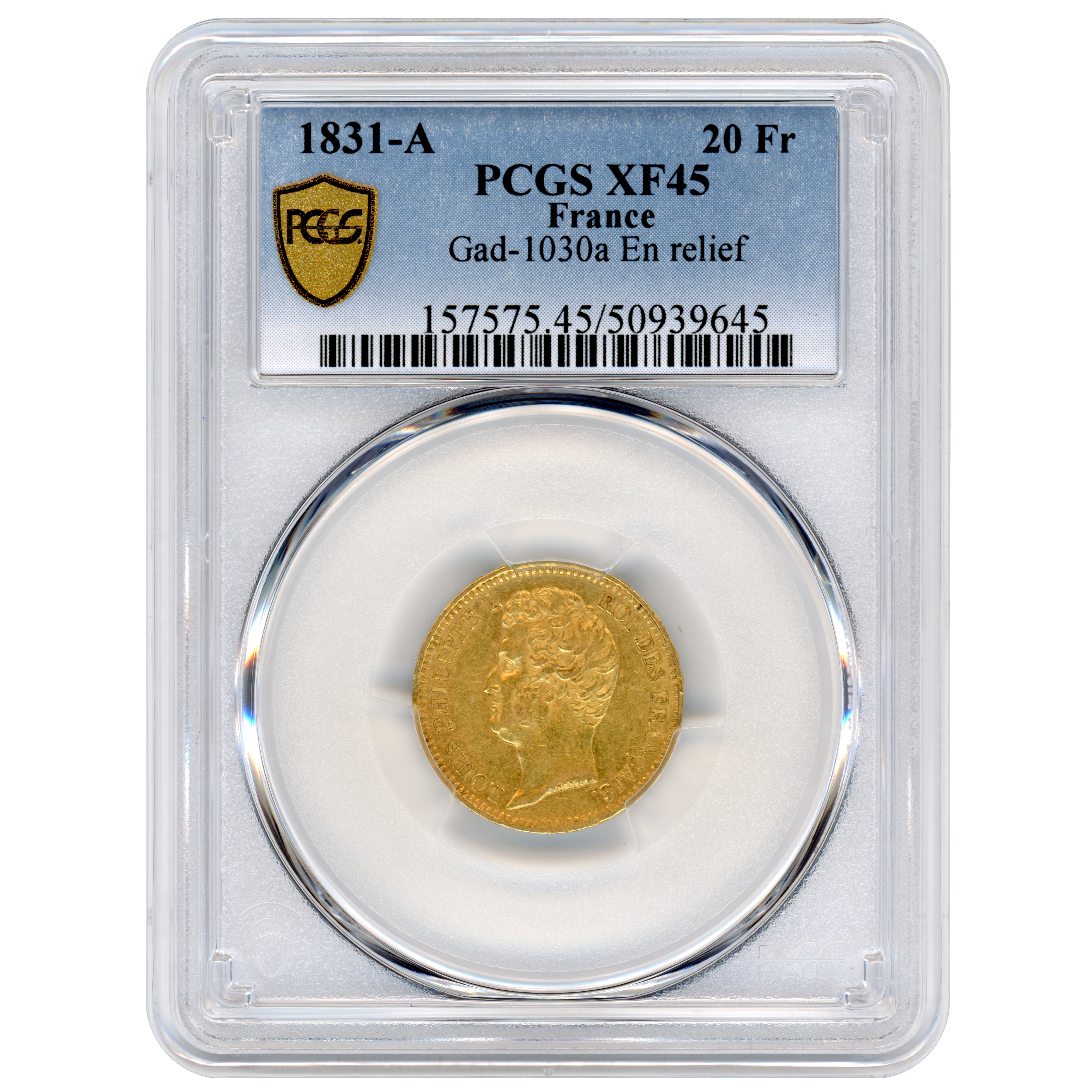 Louis-Philippe Ier - 20 Francs - 1831 - Paris avers