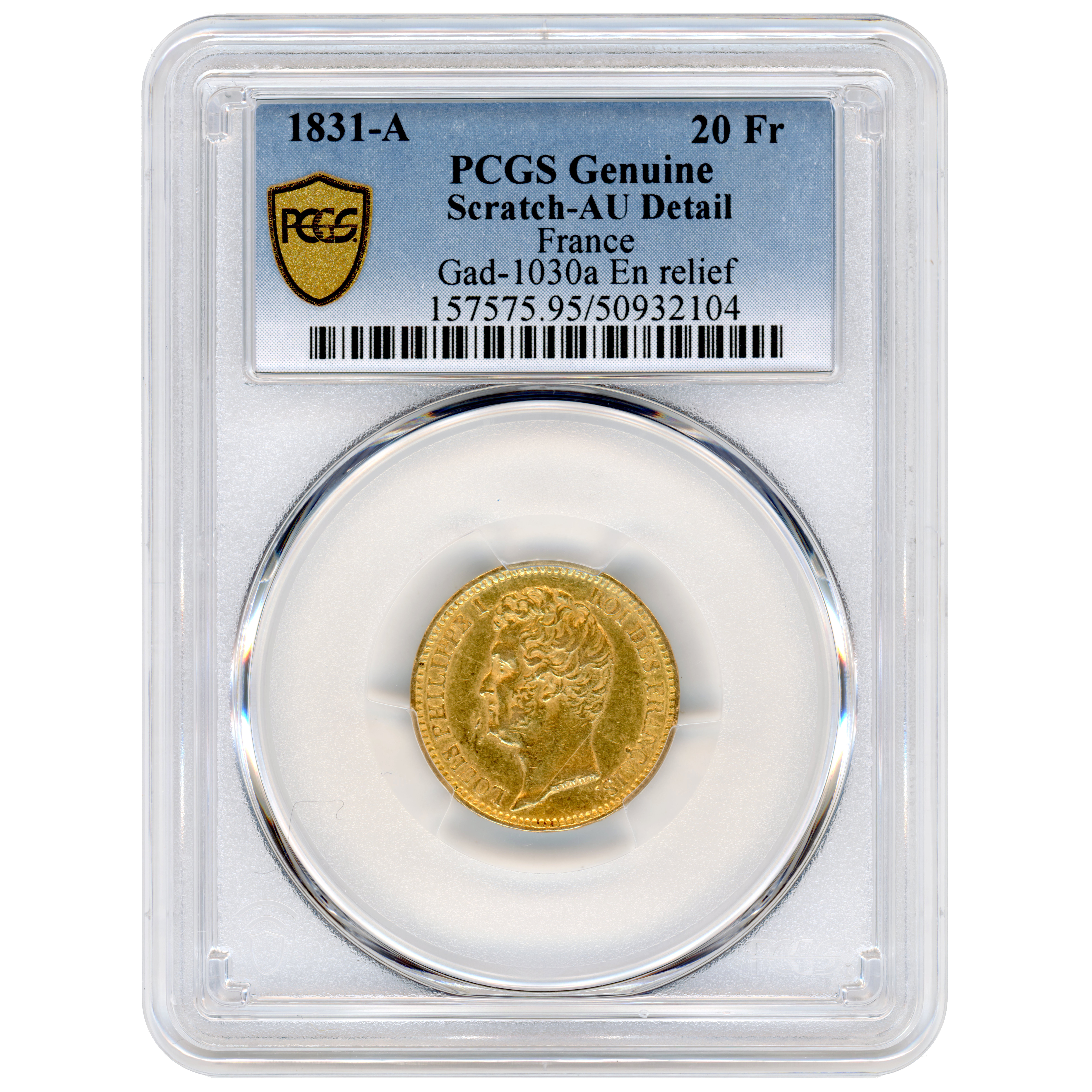 Louis-Philippe Ier - 20 Francs - 1831 - Paris avers