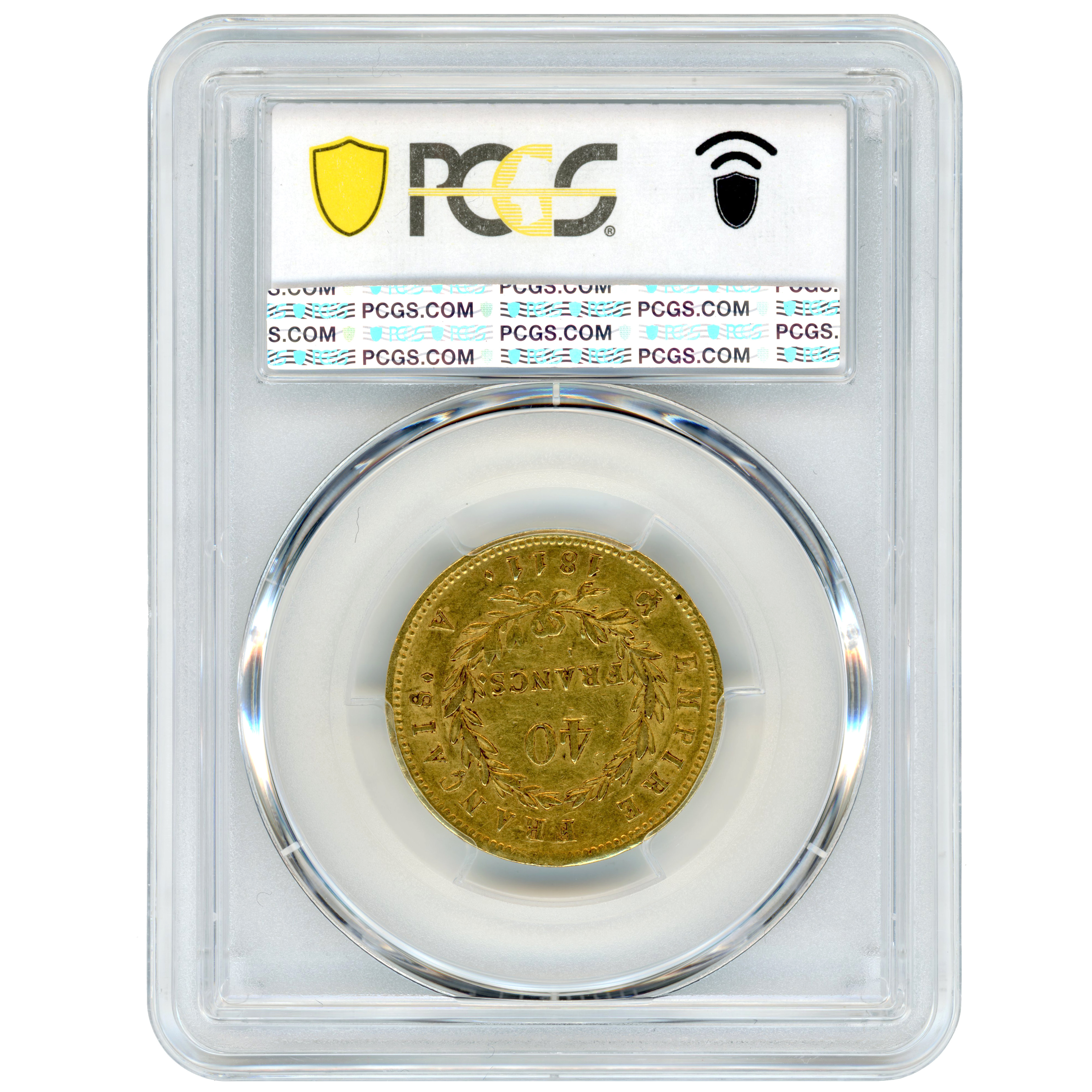 Napoléon Ier - 40 Francs - 1811 - Paris revers