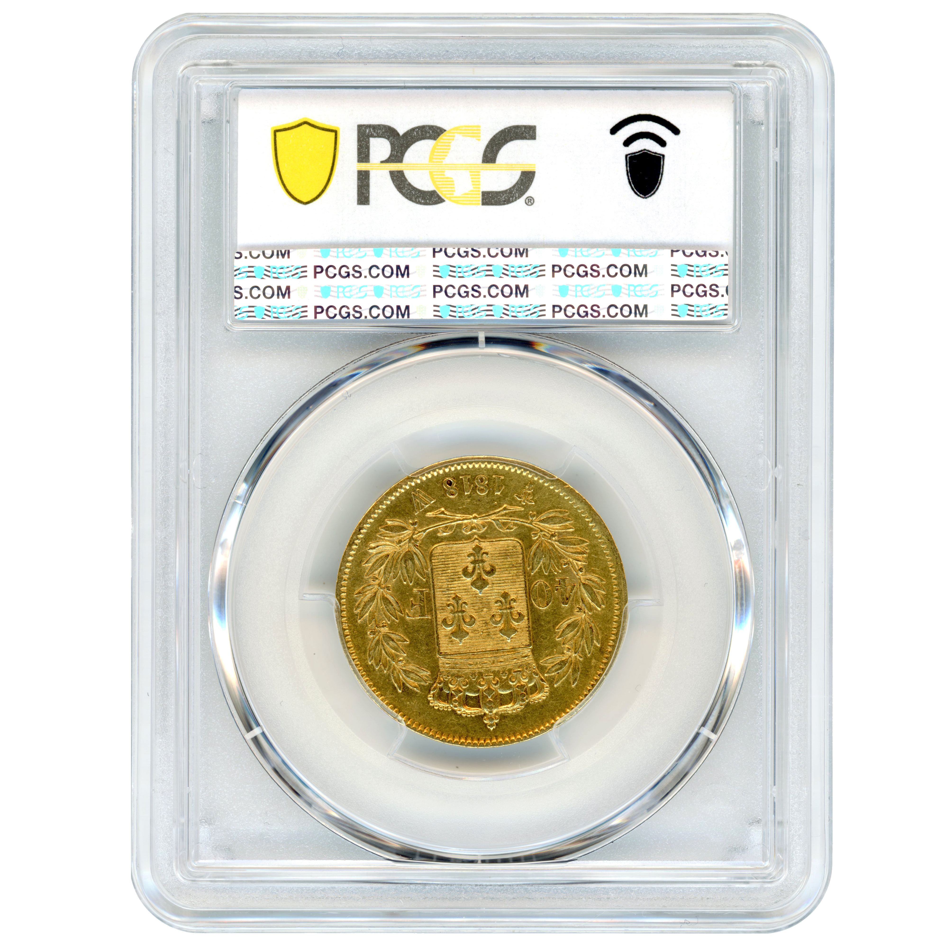 Louis XVIII - 40 Francs - 1818 - Lille revers