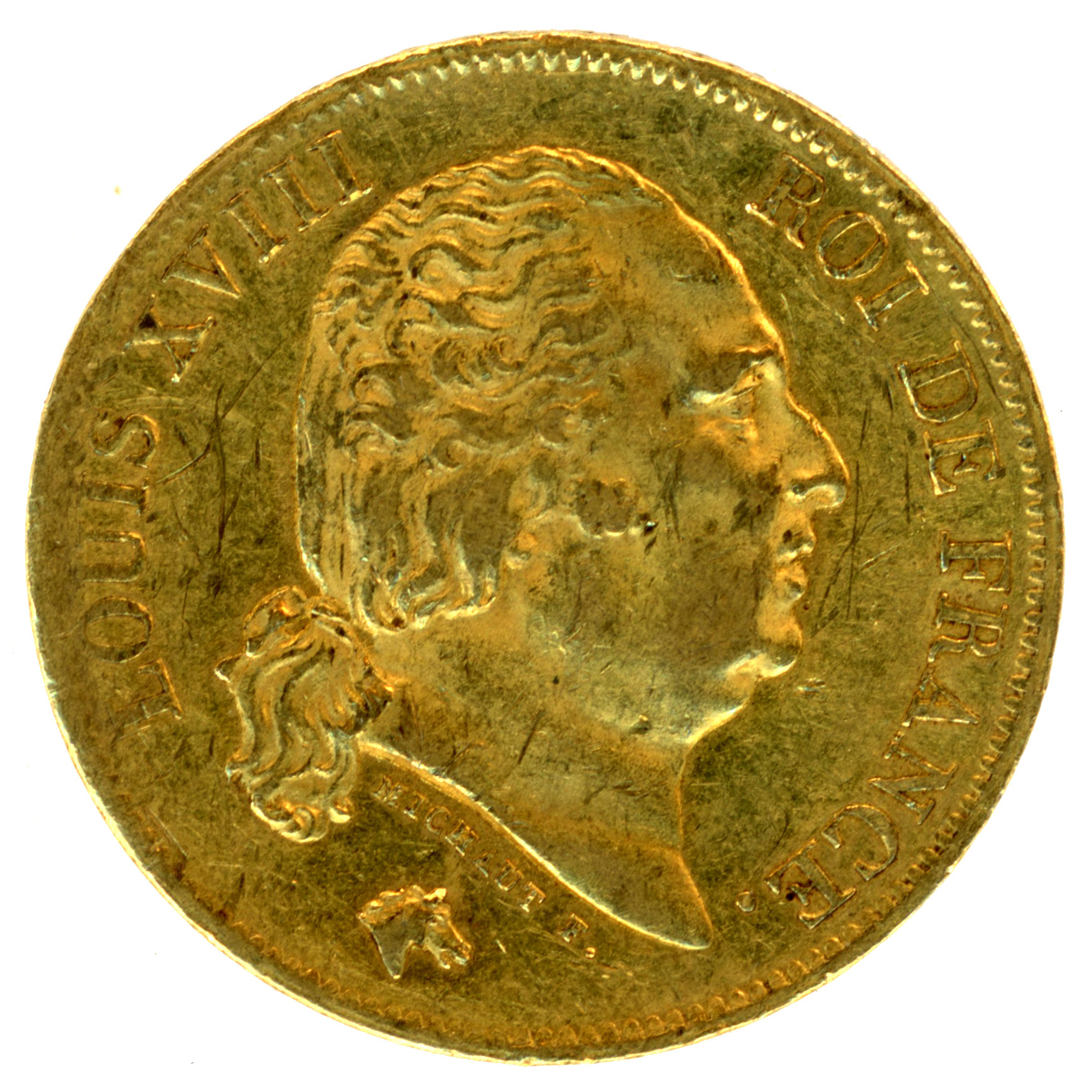 Louis XVIII - 40 Francs - 1819 - Lille avers