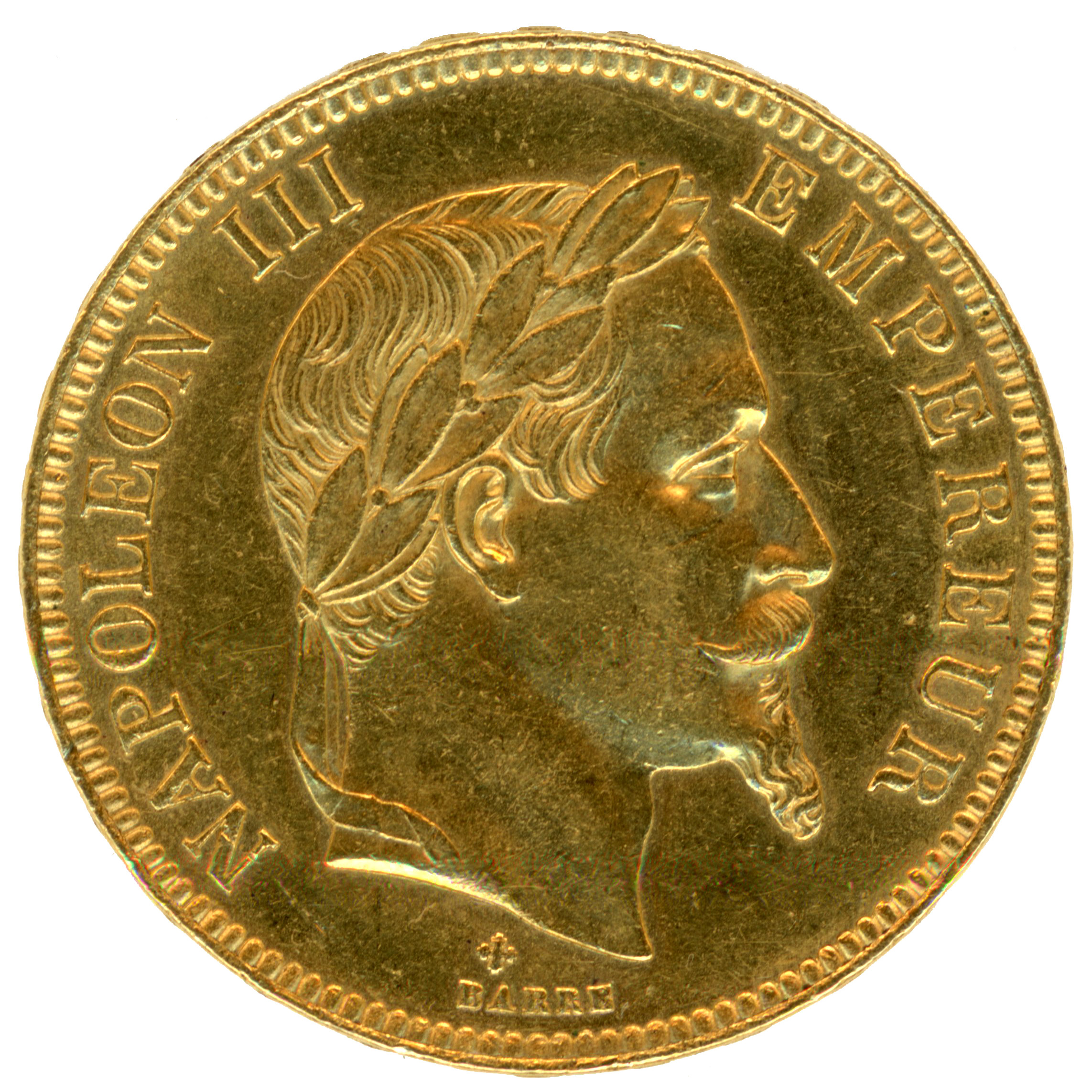 Napoléon III - 100 Francs - 1869 BB avers
