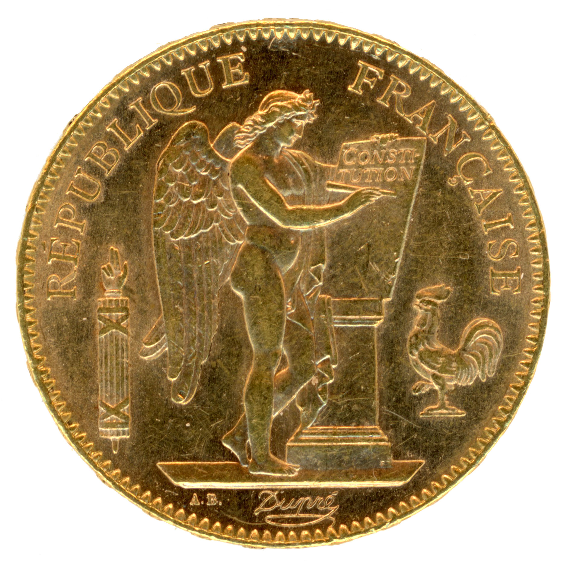 50 Francs "Génie" - 1904 - Paris avers