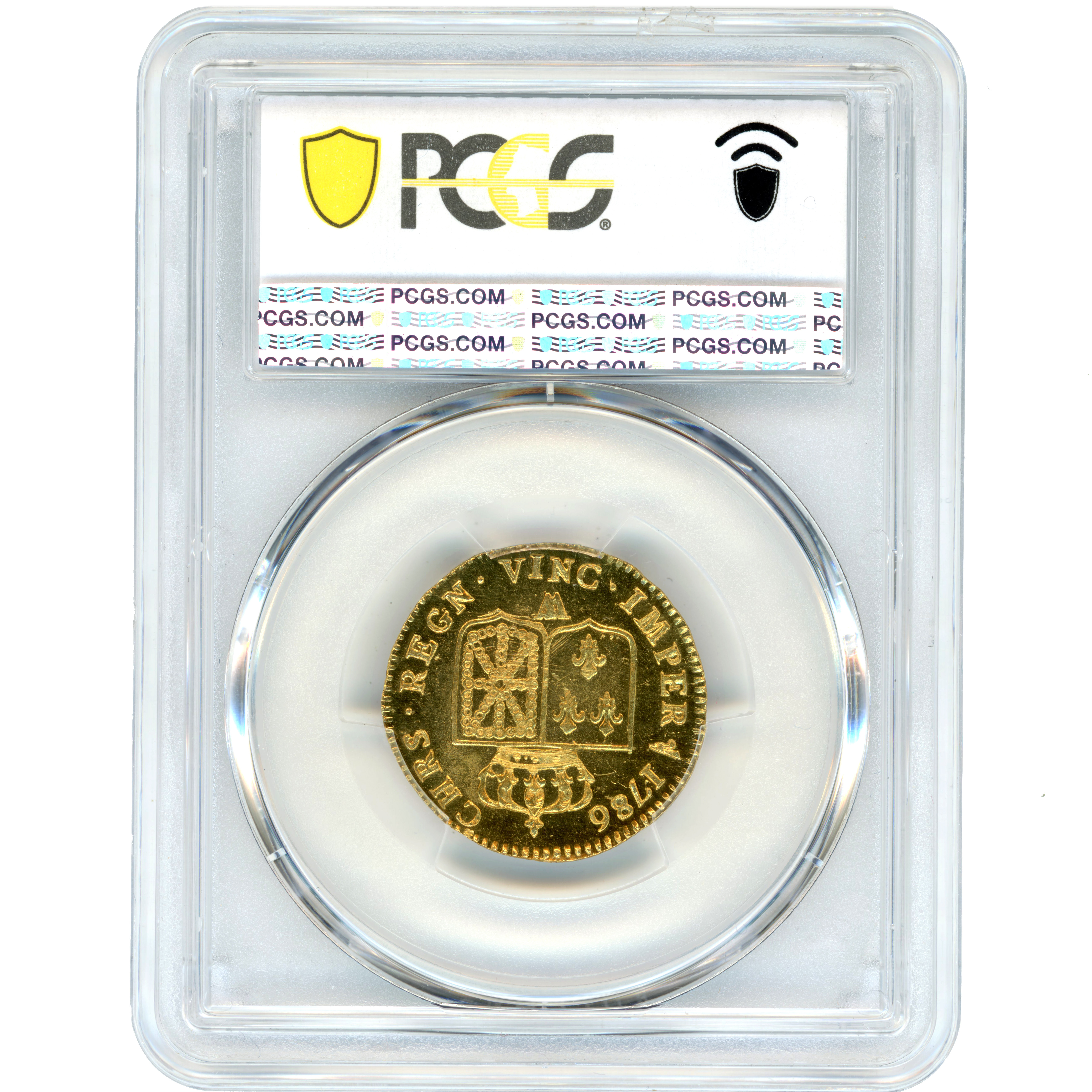 Louis XVI - Louis d'or à la tête nue - 1786 W revers