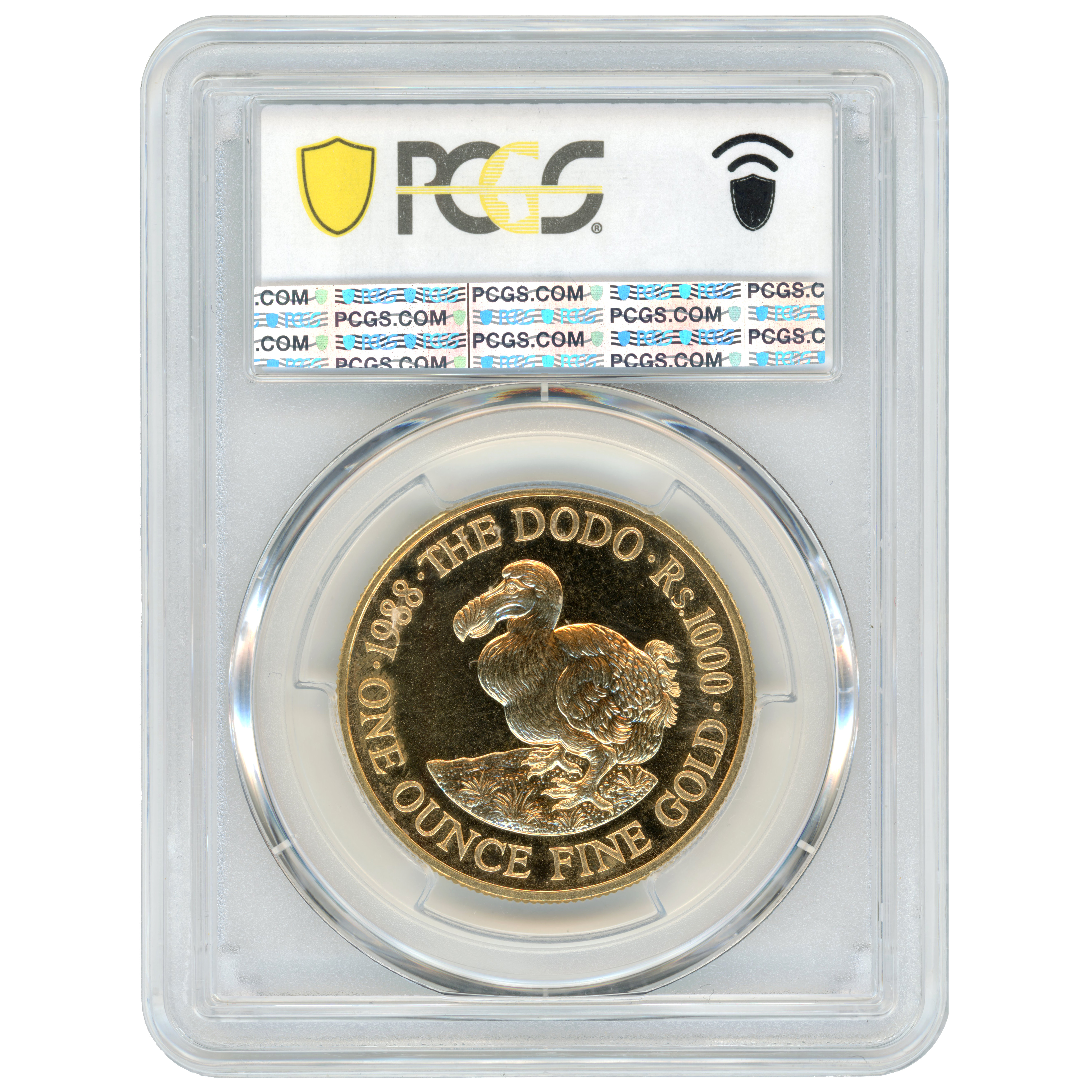 Île Maurice - 1 000 Rupies "Dodo" - 1988 revers