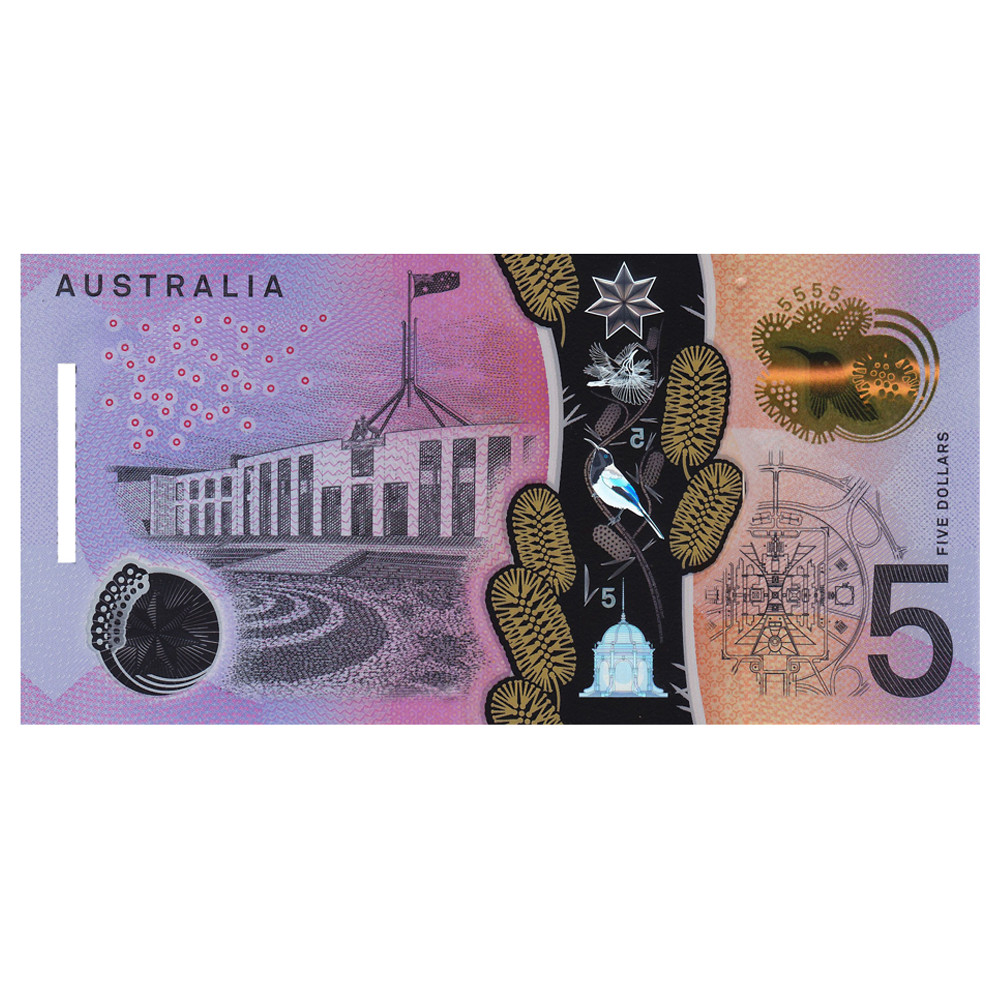 Australie - 5 Dollars - DK160342299 revers