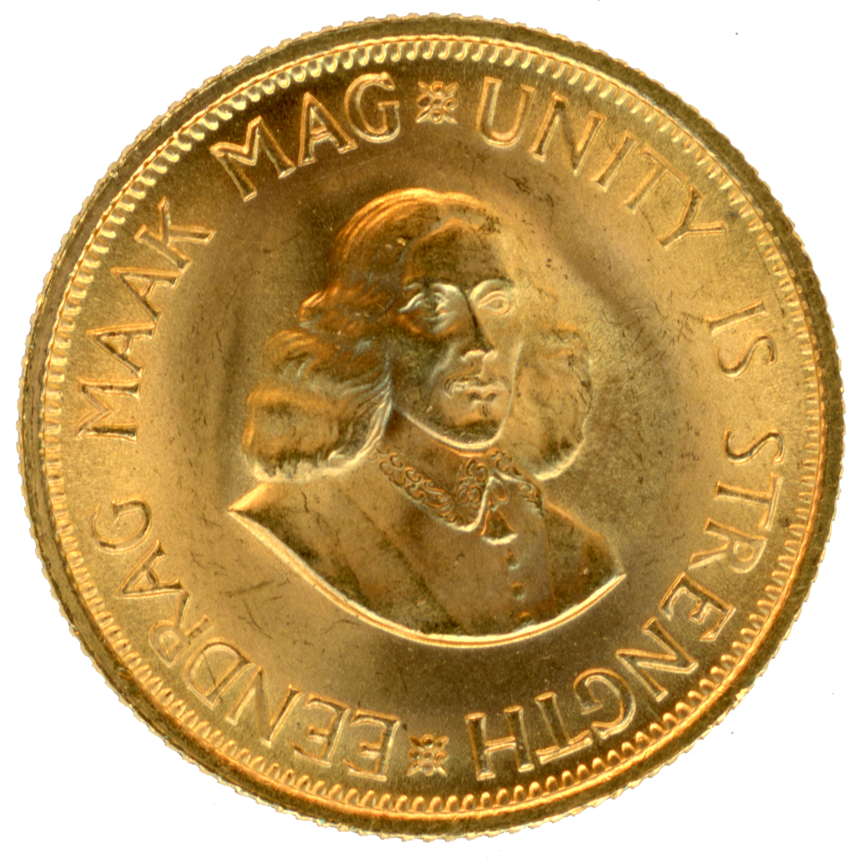 Afrique du Sud - 2 Rand Springbok - 1965 avers