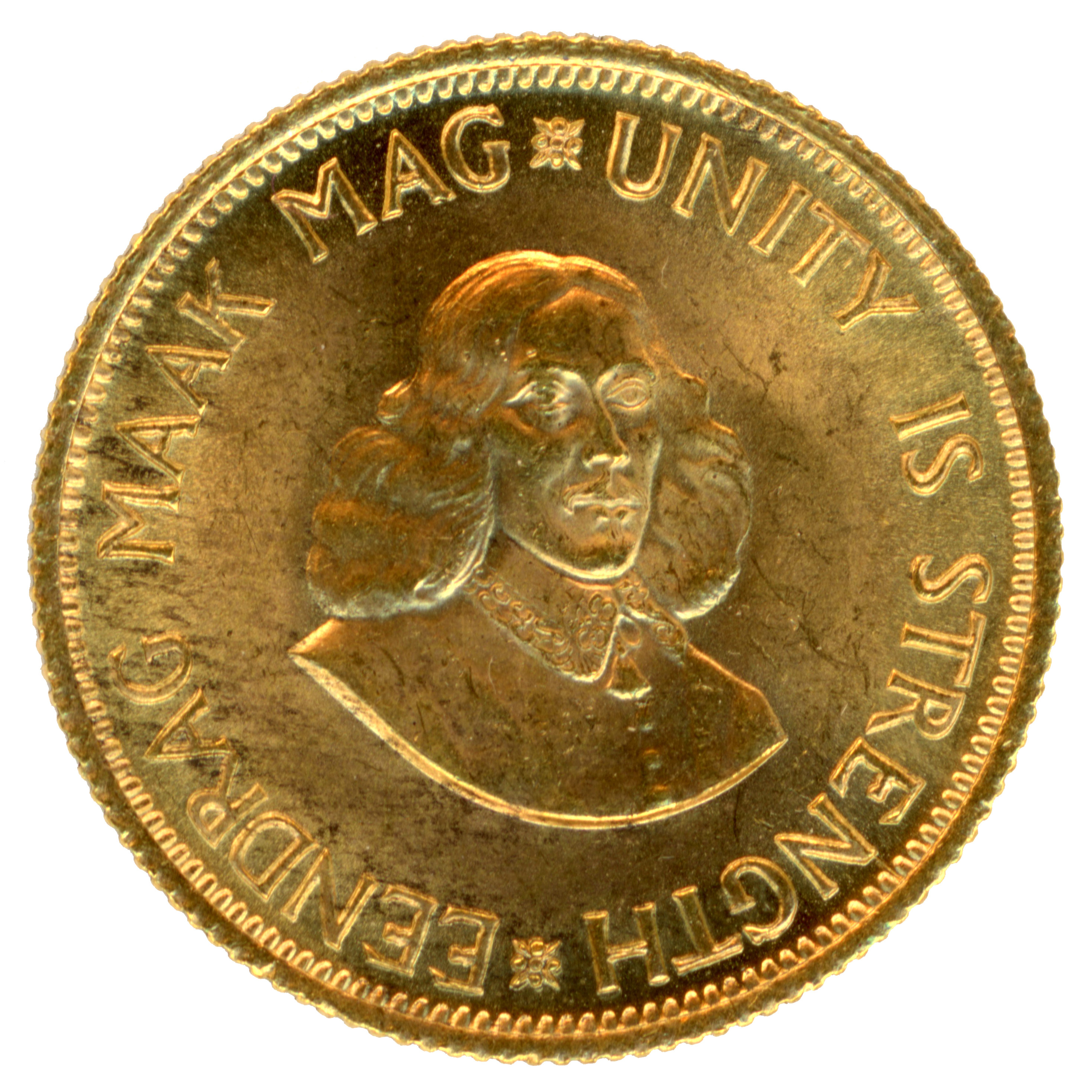 Afrique du Sud - 2 Rand Springbok - 1962 avers