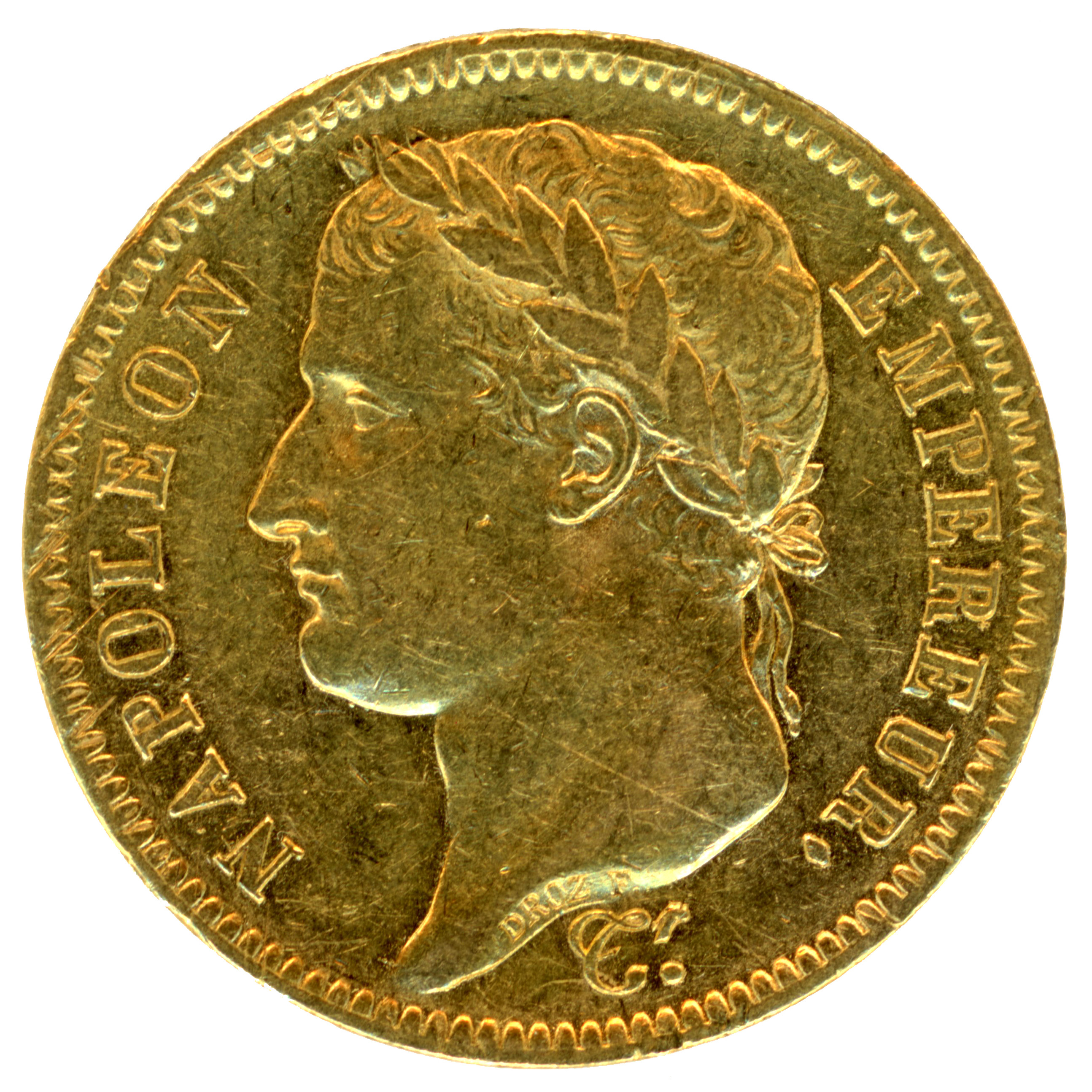 Napoléon Ier - 40 Francs - 1813 - Paris avers