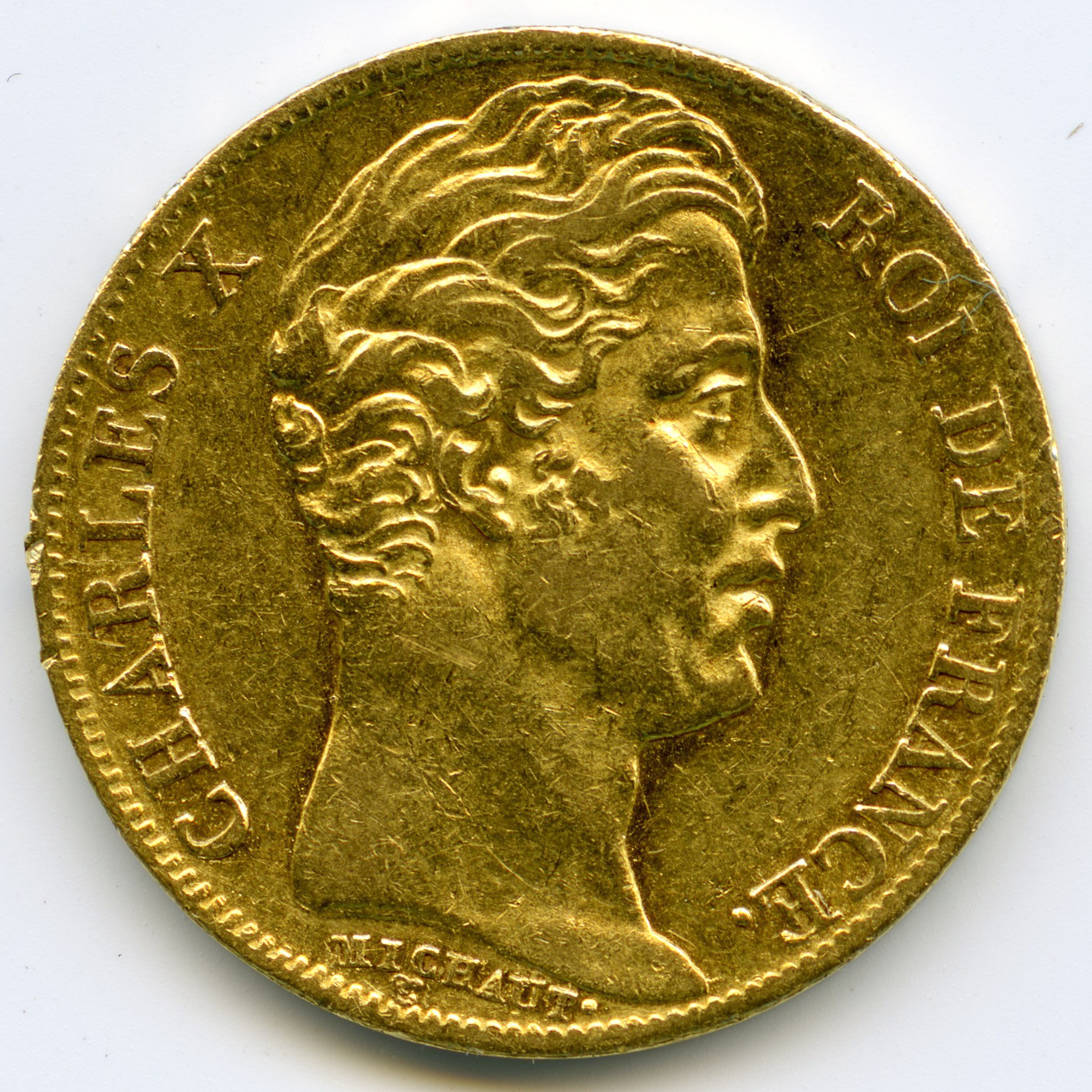 Charles X - 20 Francs - 1828 W avers