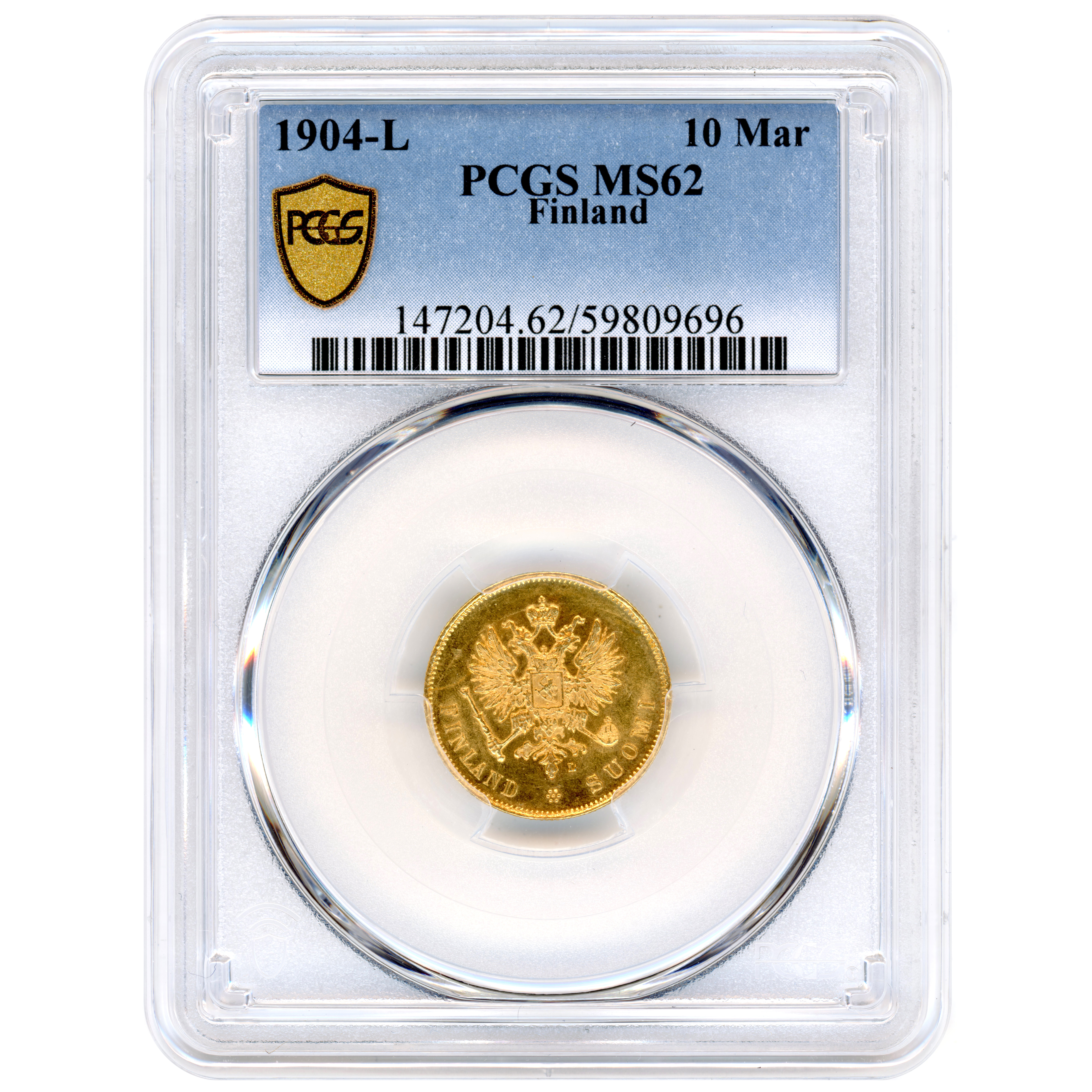 Finlande - Nicolas II - 10 Markkaa - 1904 L avers