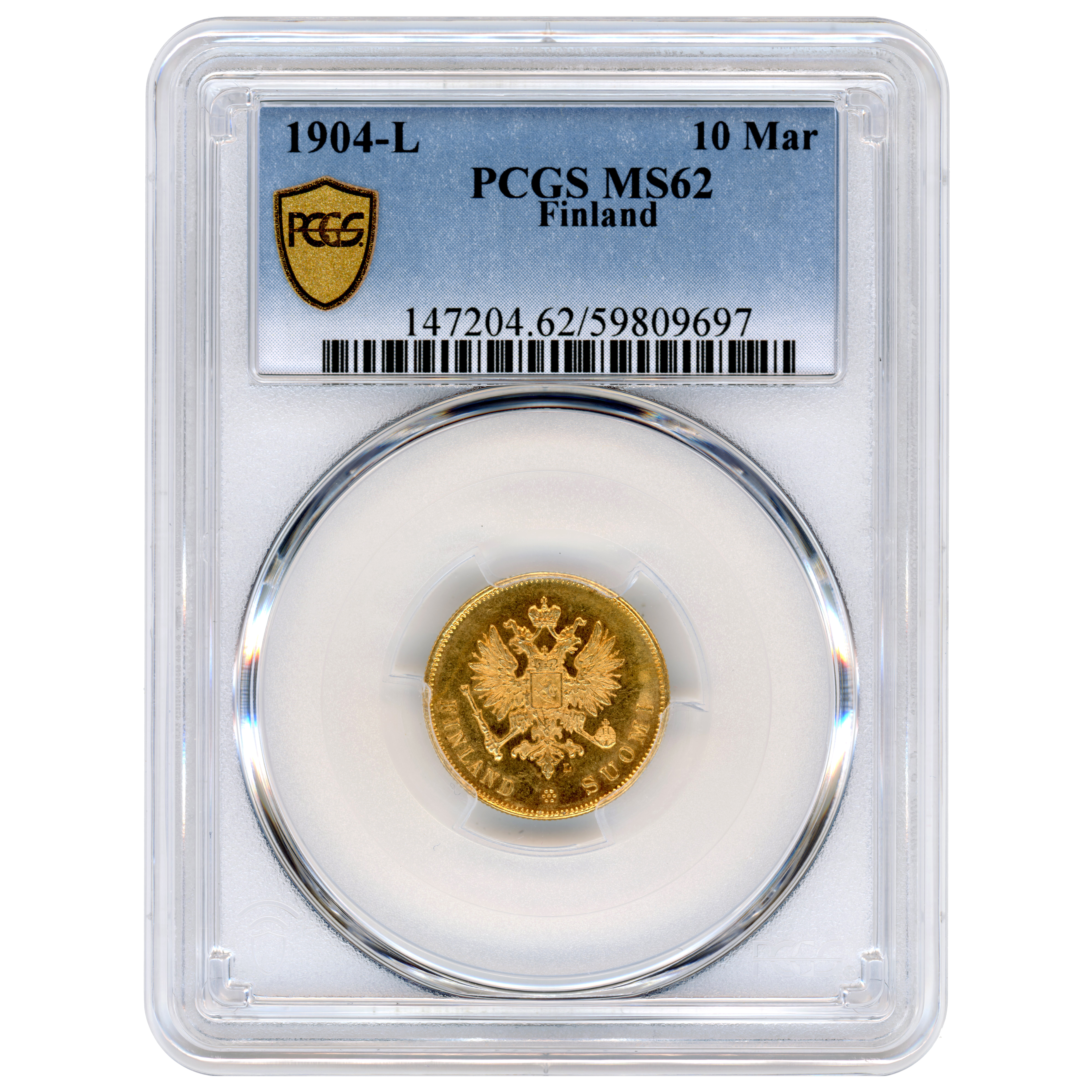 Finlande - Nicolas II - 10 Markkaa - 1904 L avers