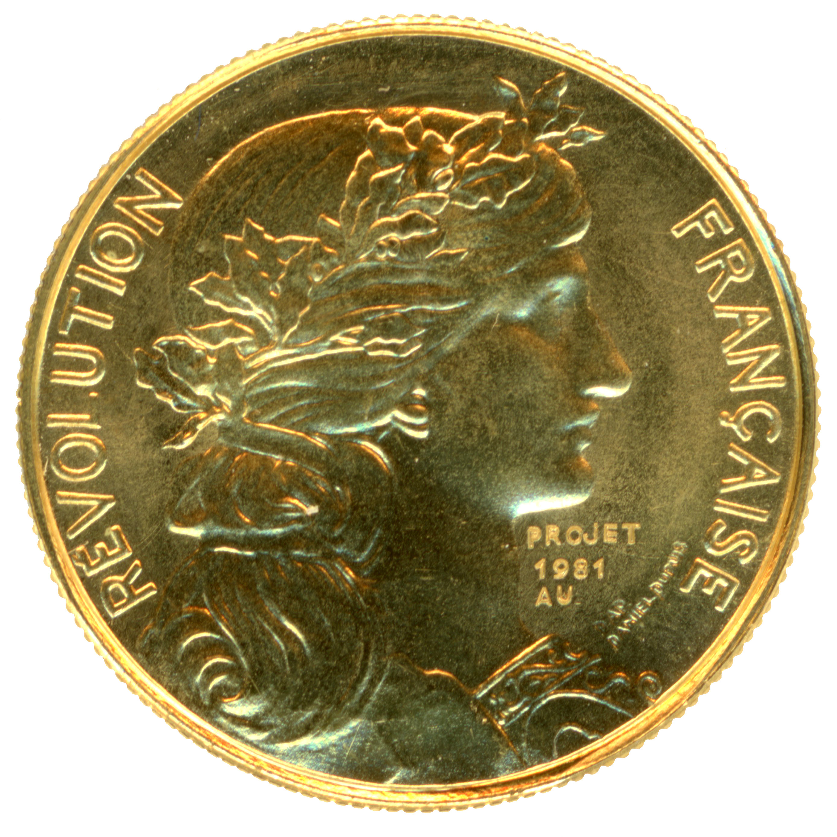 Médaille - Révolution Française avers