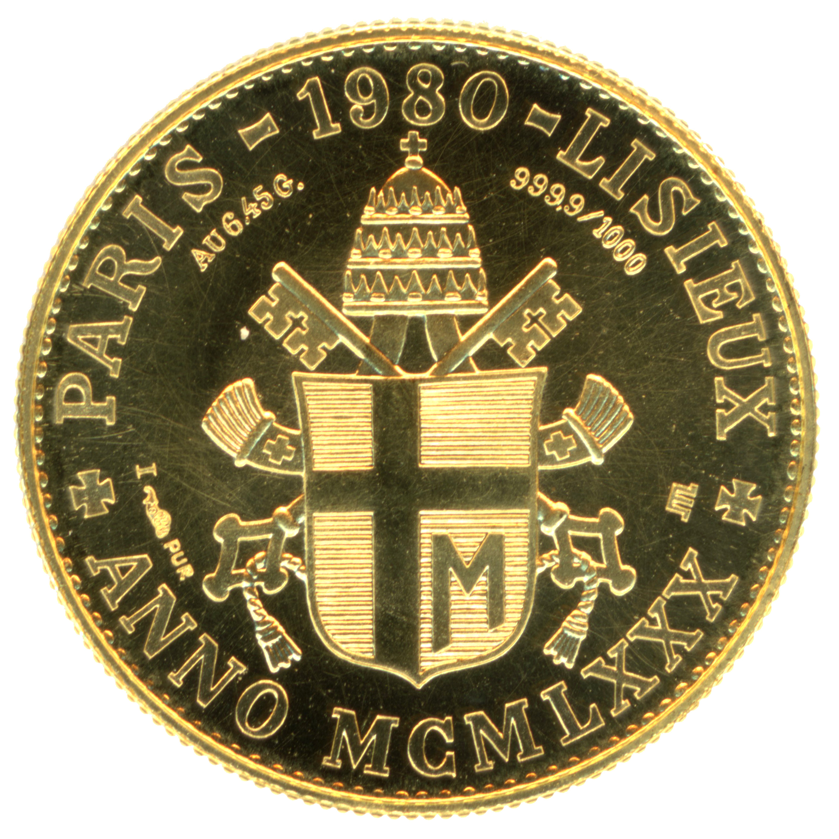 Médaille - Jean Paul II - 1980 revers