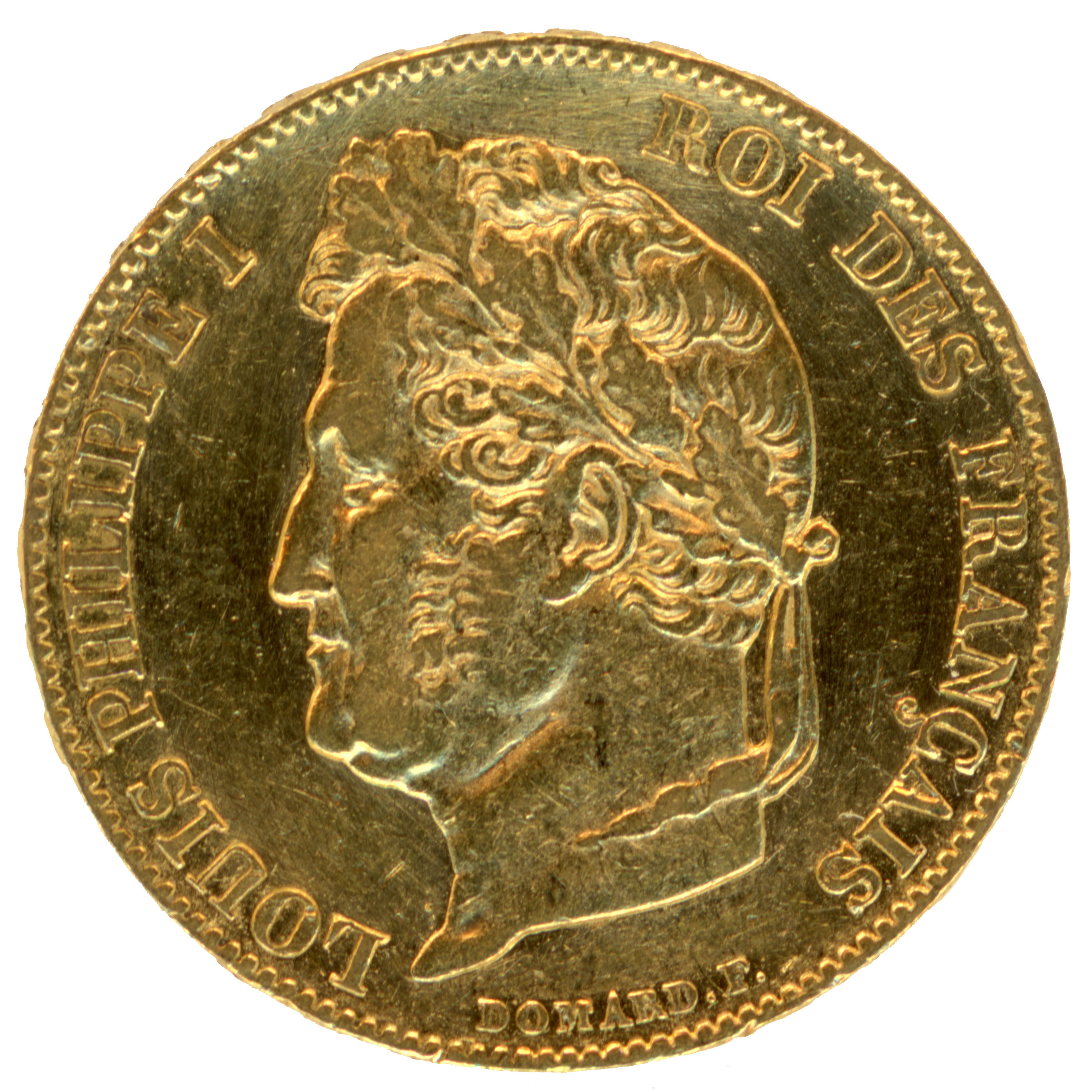 Louis-Philippe Ier - 20 Francs - 1843 Paris avers