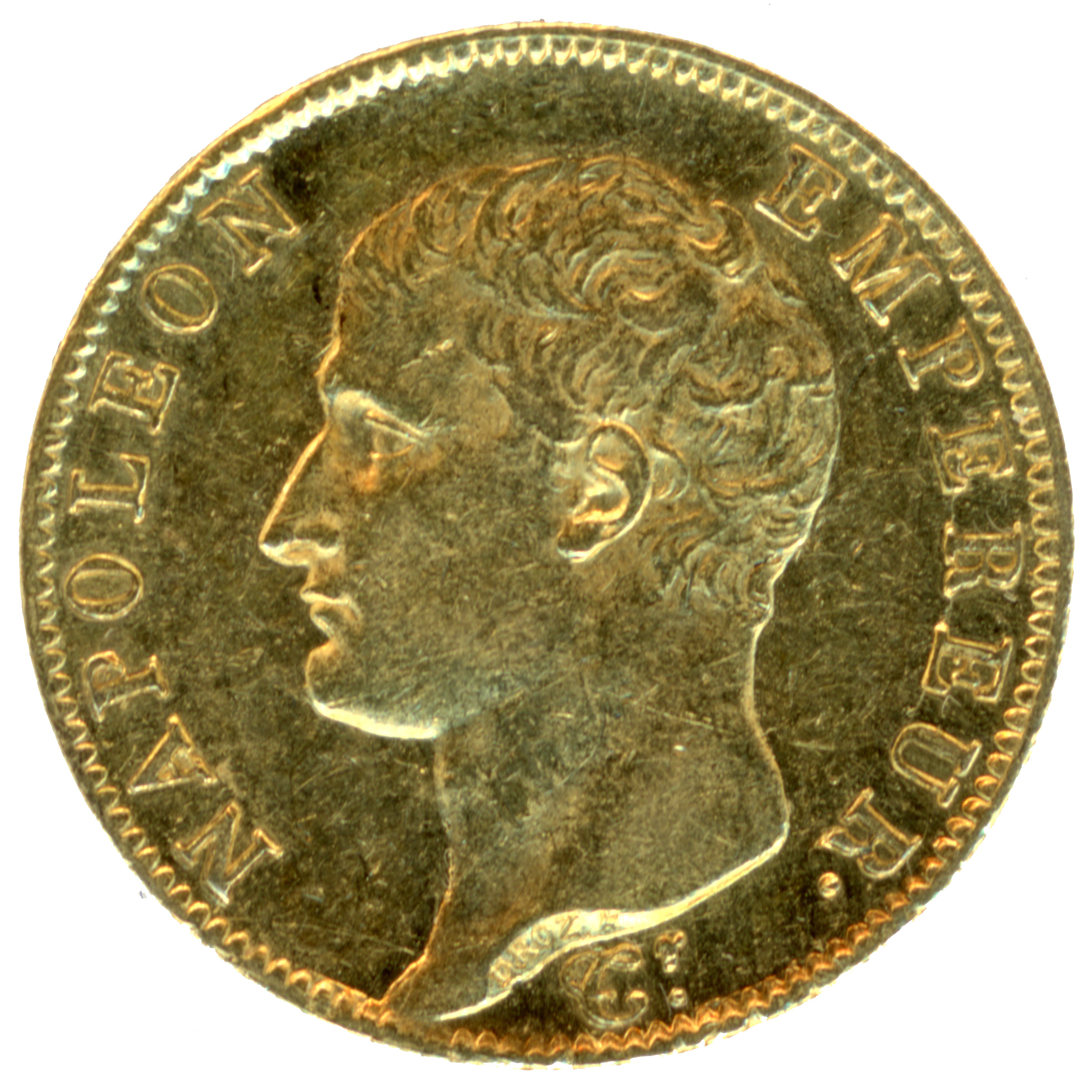 Napoléon Ier - 20 Francs - 1806 A avers