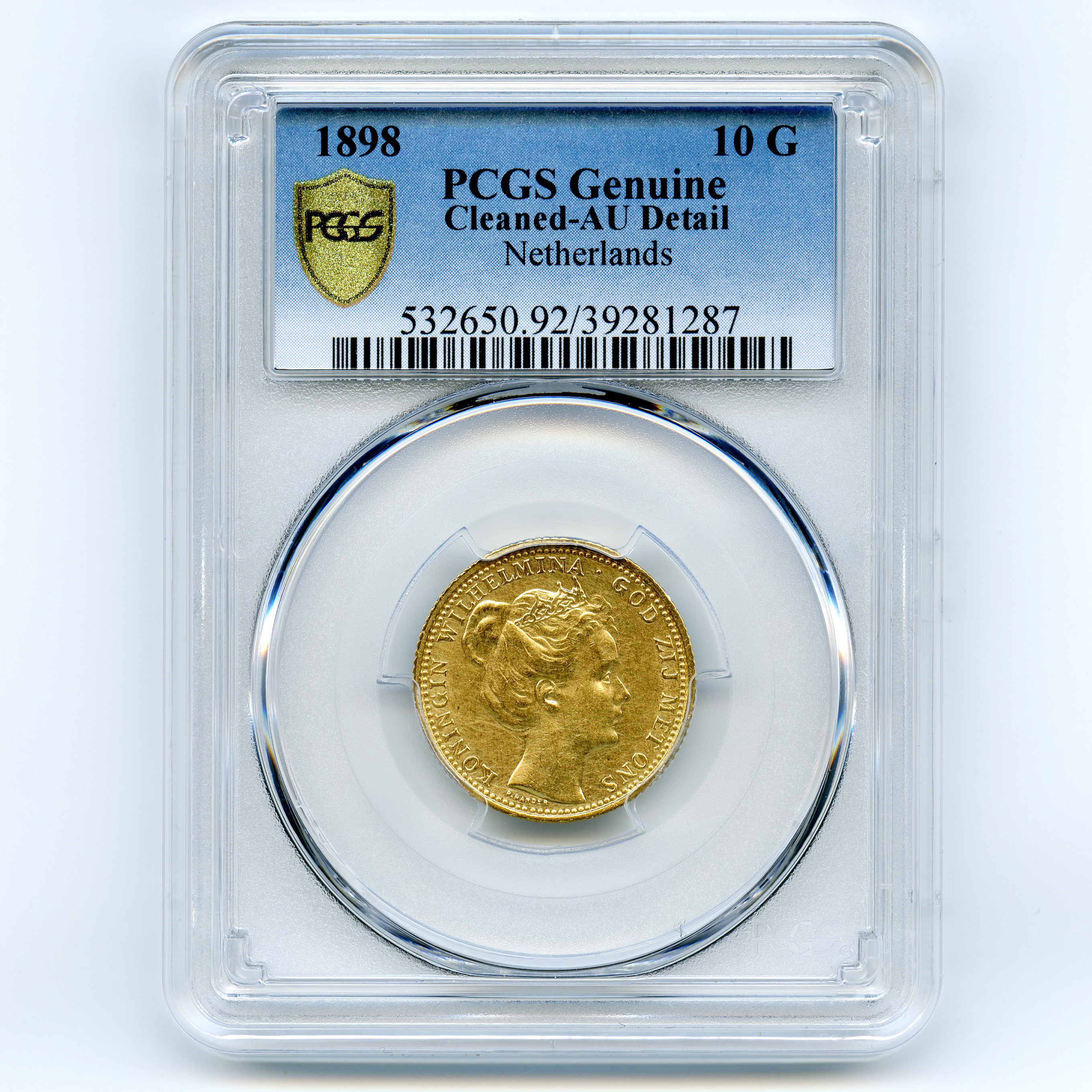 Pays-Bas - 10 Gulden - 1898 avers