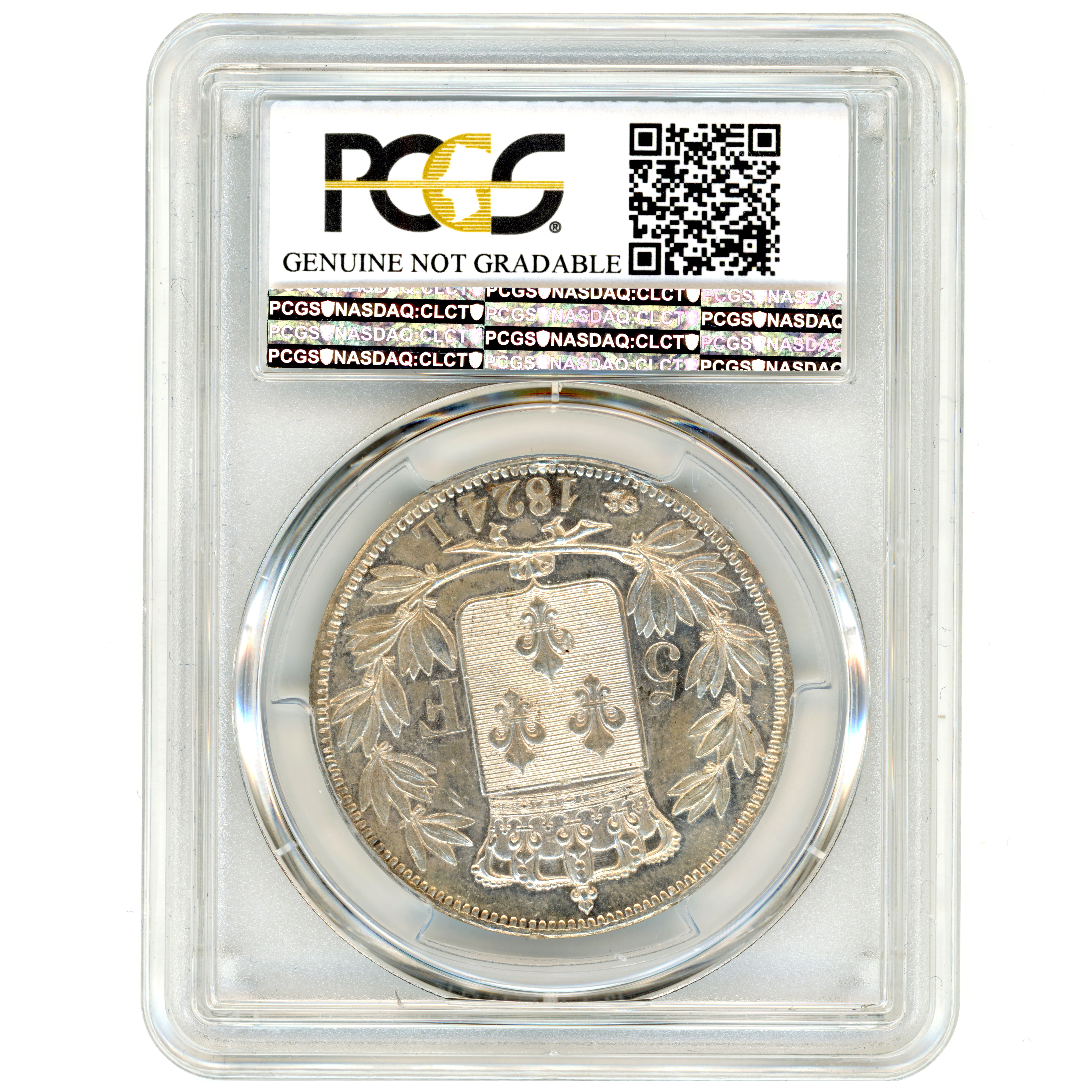 Louis XVIII - 5 Francs - 1824 - Bayonne revers