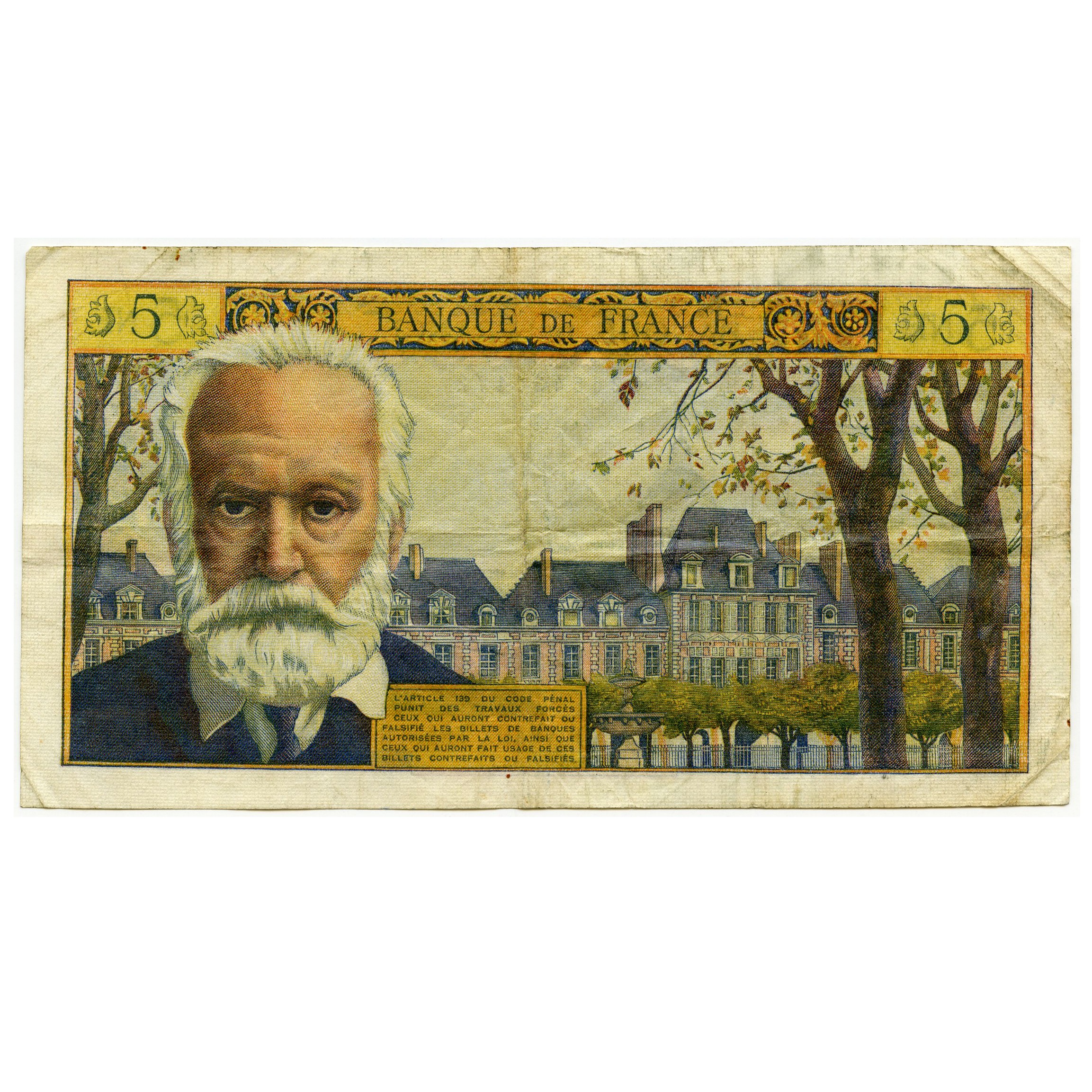 France - 5 NF - E107 36172 - 1963 revers